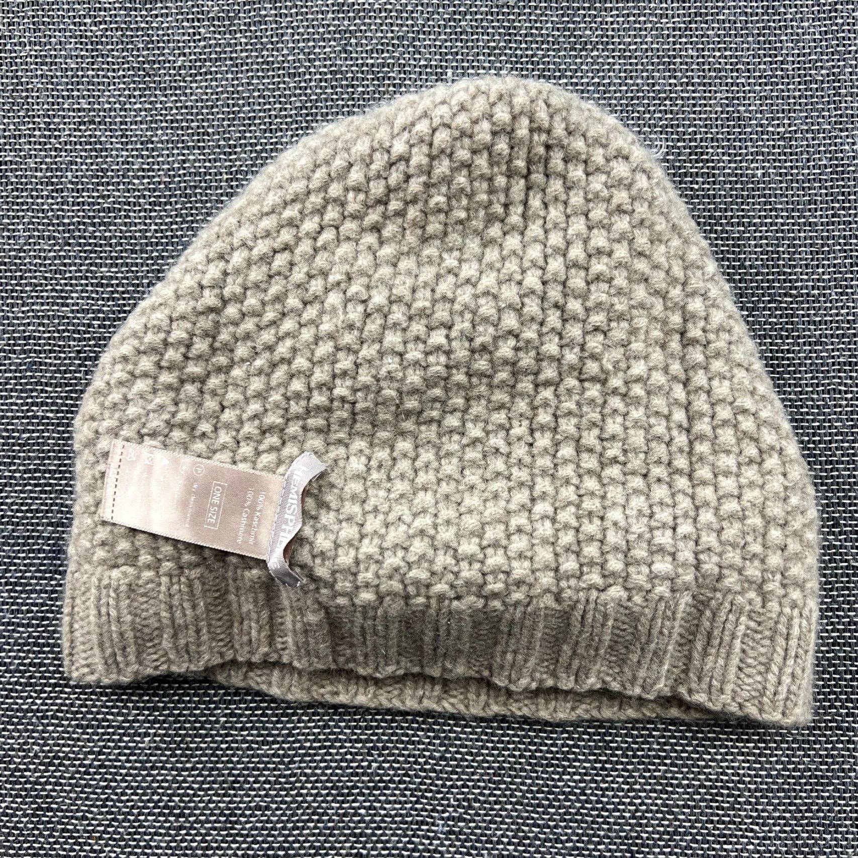 Vintage Hemisphere Beanie Hat Womens 100% Cashmere One Size Beige Mens Womens Girls Boys Size ONE SIZE - 3 Thumbnail