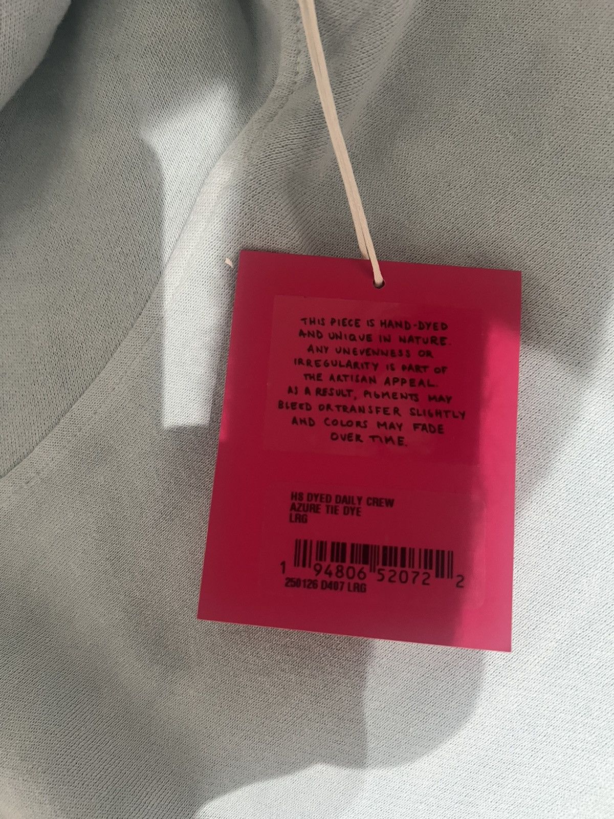 The Elder Statesman The Elder Statesman Azure Tie Dye Crewneck NWT Size L Size US L / EU 52-54 / 3 - 3 Thumbnail