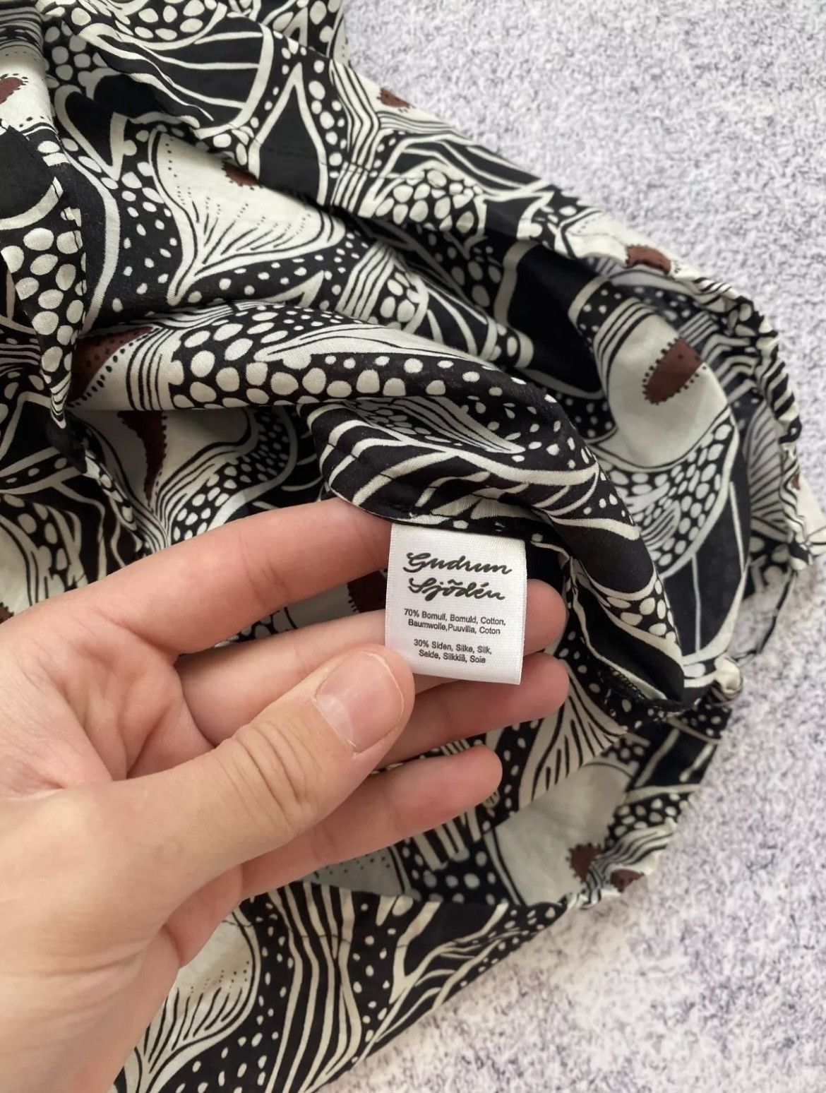 Designer Gudrun Sjoden Tunica 70% Cotton 30% Silk Size S Size S / US 4 / IT 40 - 4 Thumbnail