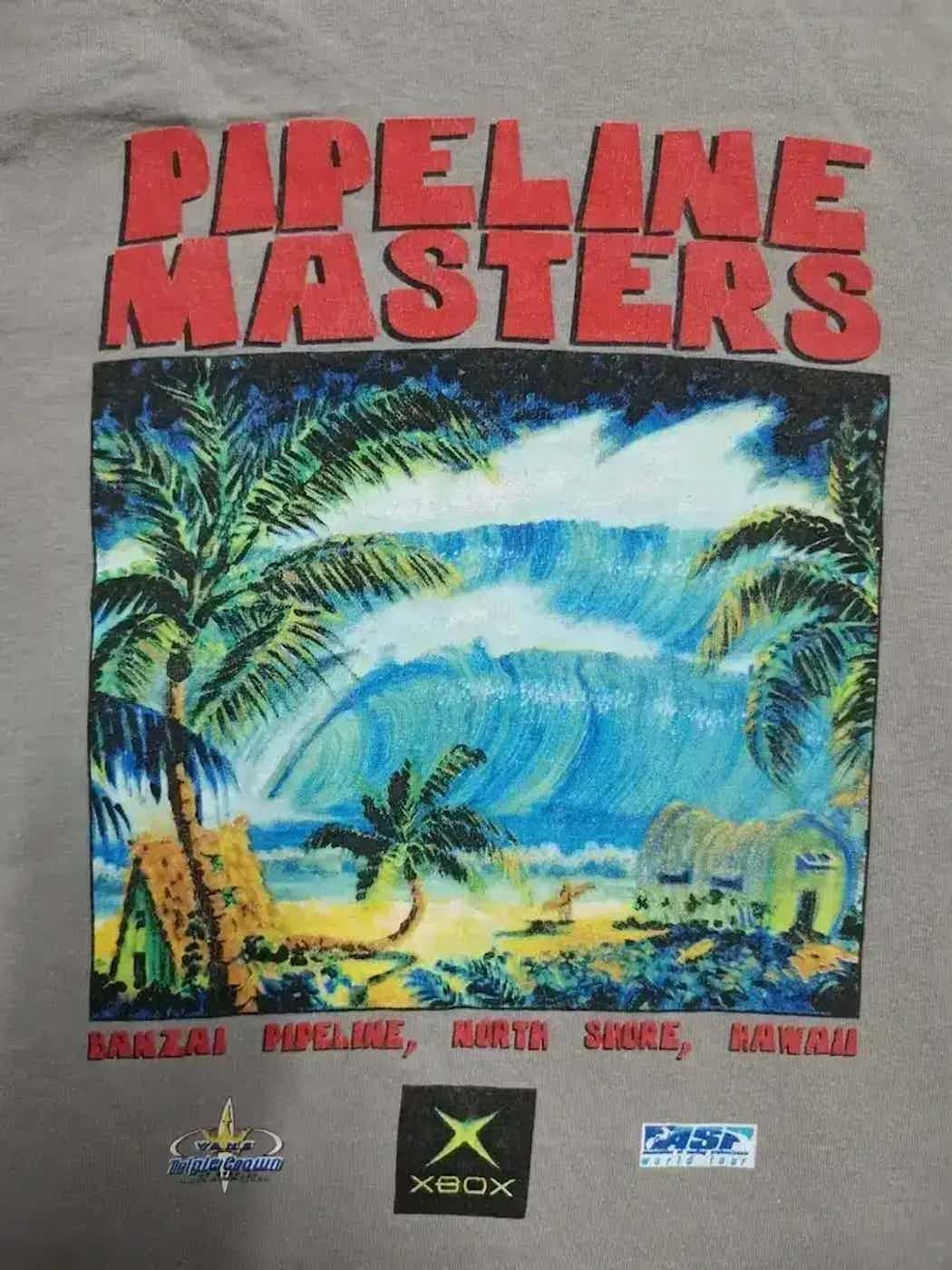 Hanes Vintage 96's Hanes Pipeline Masters T-shirt Size US XL / EU 56 / 4 - 5 Thumbnail