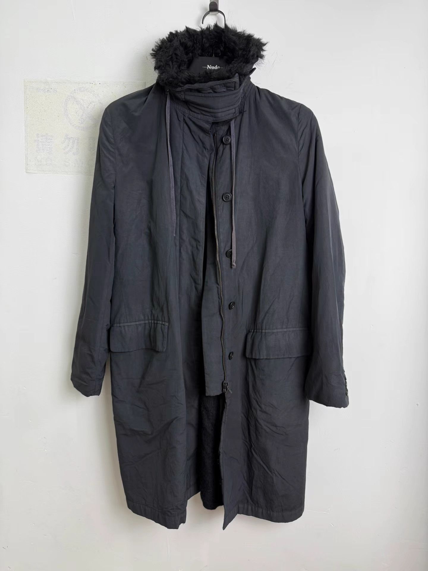 Helmut Lang Helmut Lang 1999AW Fur Collar Parka Coat K20 Size US XXS / EU 40 - 1 Thumbnail