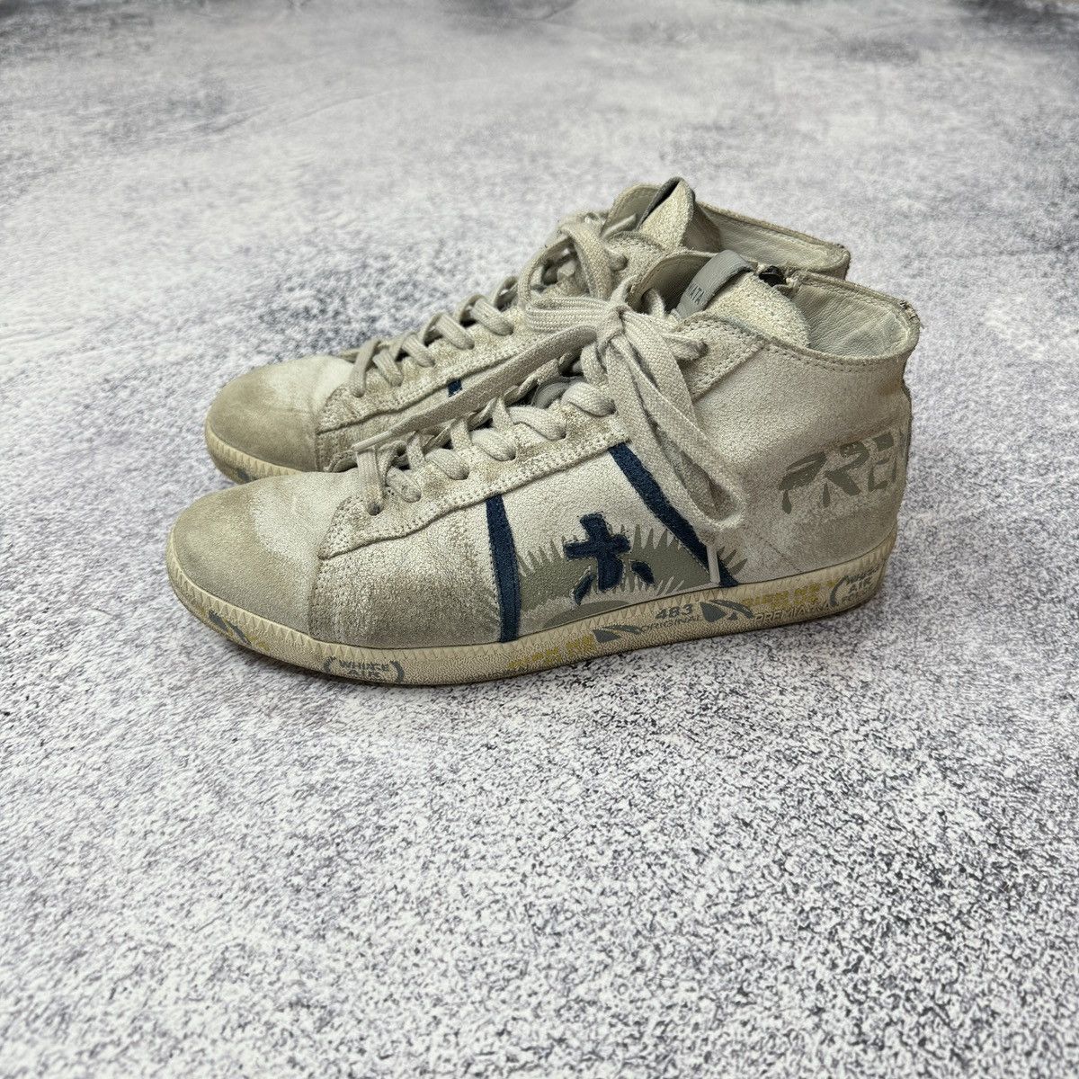 Designer × Premiata Premiata high top sneakers 40 41 26cm Size US 7.5 / EU 40-41 - 1 Thumbnail