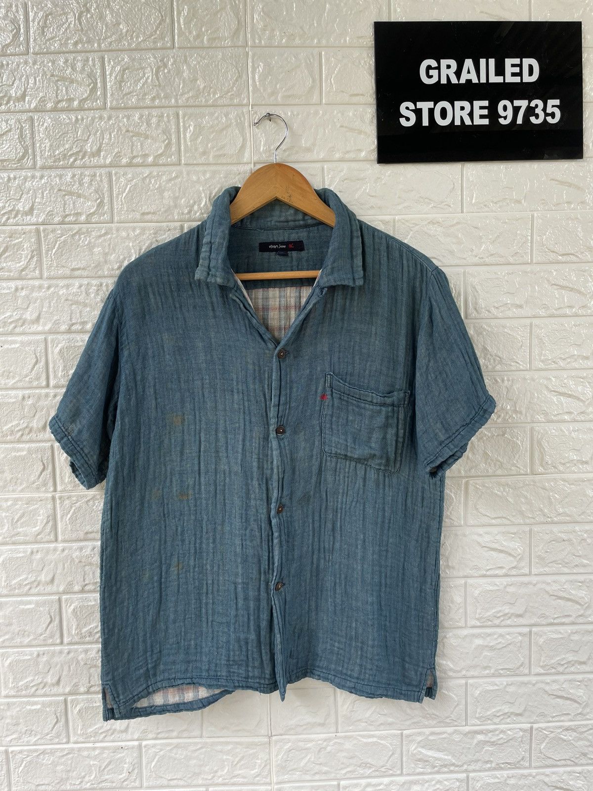 45rpm 45RPM Buttom Up Short Sleeve Shirt Size US L / EU 52-54 / 3 - 1 Thumbnail