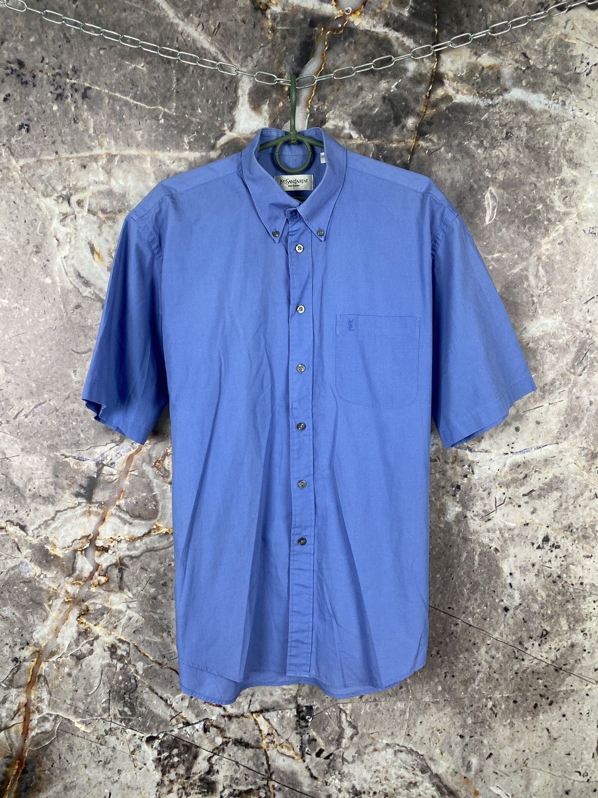 Yves Saint Laurent Men’s Yves Saint Laurent Shirt Button Up Luxury Size 39/154 Size US M / EU 48-50 / 2 - 1 Thumbnail