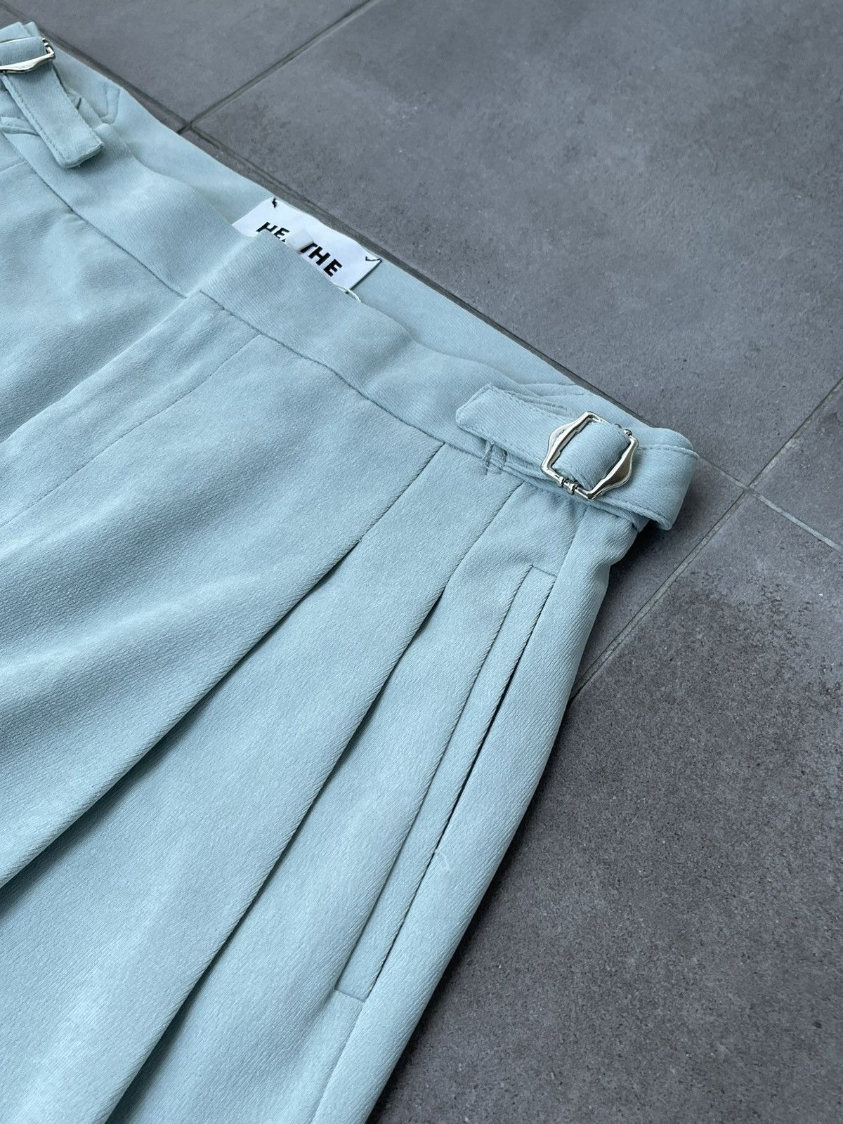 Other !DS! SS23 Heathe Pistachio Green Suit Size 40R - 20 Thumbnail