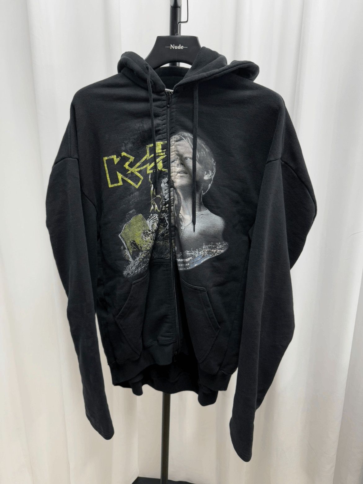 Vetements Vetements titanic Printed zip up hoodie | Grailed
