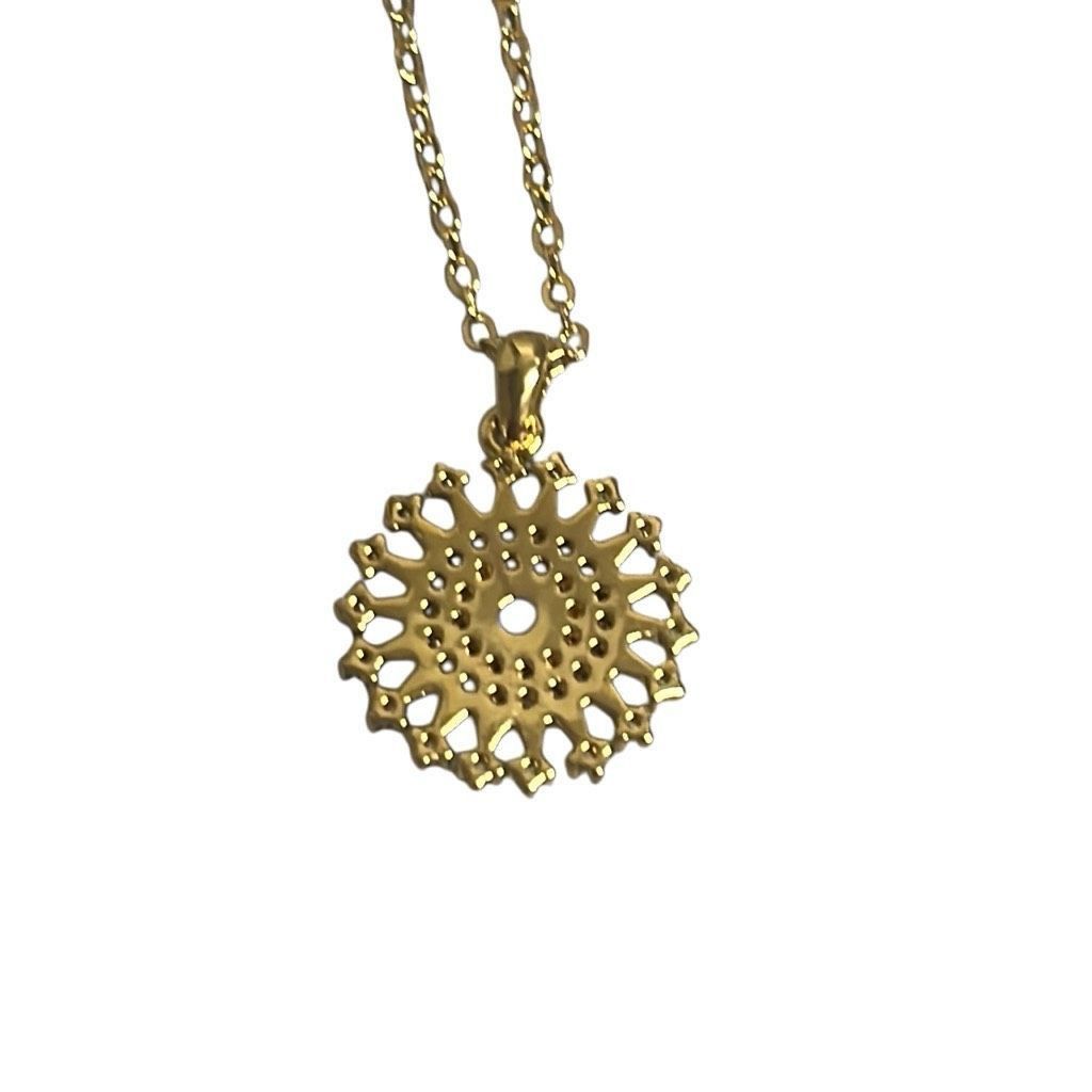 Other Evil Eye Gold Blue Bling Sunburst Adjustable Fashion Necklac Size ONE SIZE - 3 Thumbnail