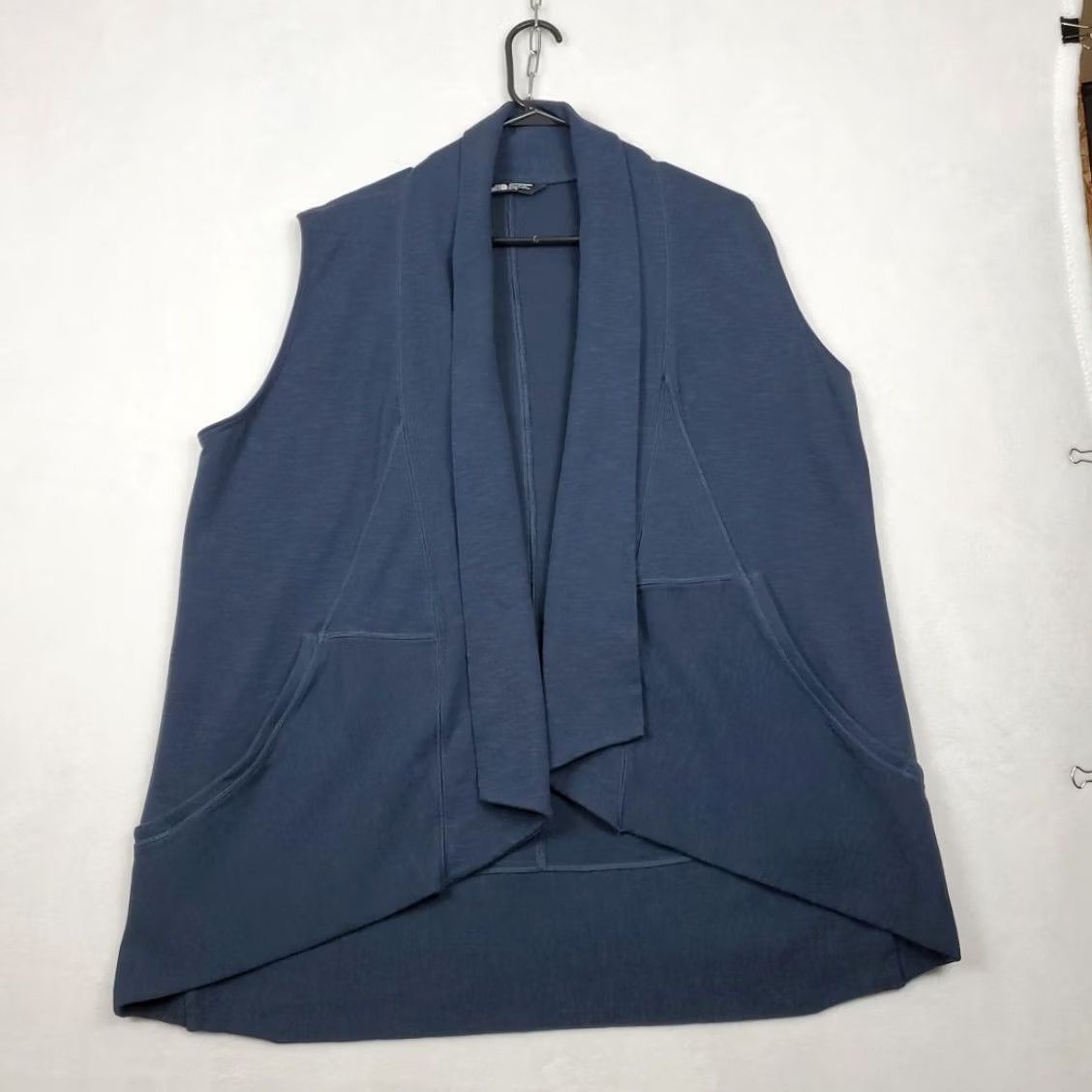 The North Face VINTAGE? The North Face Open Cardigan Womens XL Navy Blue Sleeveless Pockets Comfort Vest Size XL / US 12-14 / IT 48-50 - 2 Thumbnail