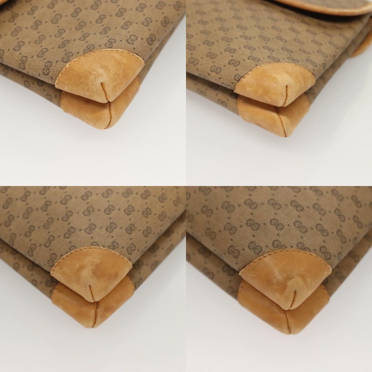 Gucci GUCCI Micro GG Supreme Shoulder Bag Pvc Beige Gold 007 92 Size ONE SIZE - 10 Thumbnail