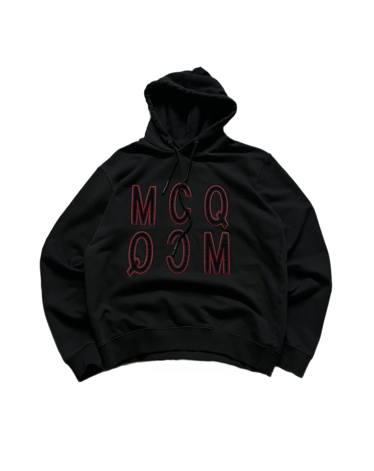 Mcq alexander mcqueen velvet logo hoodie sale