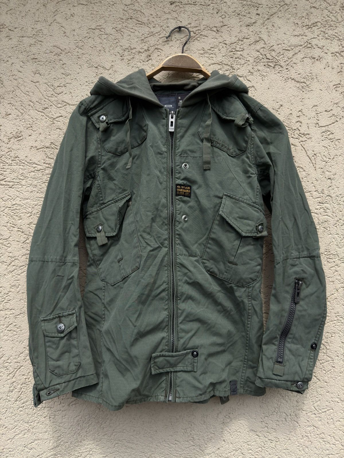 G-Star G-Star Raw Multi-pocket Cargo Hooded Jacket Size US S / EU 44-46 / 1 - 1 Thumbnail