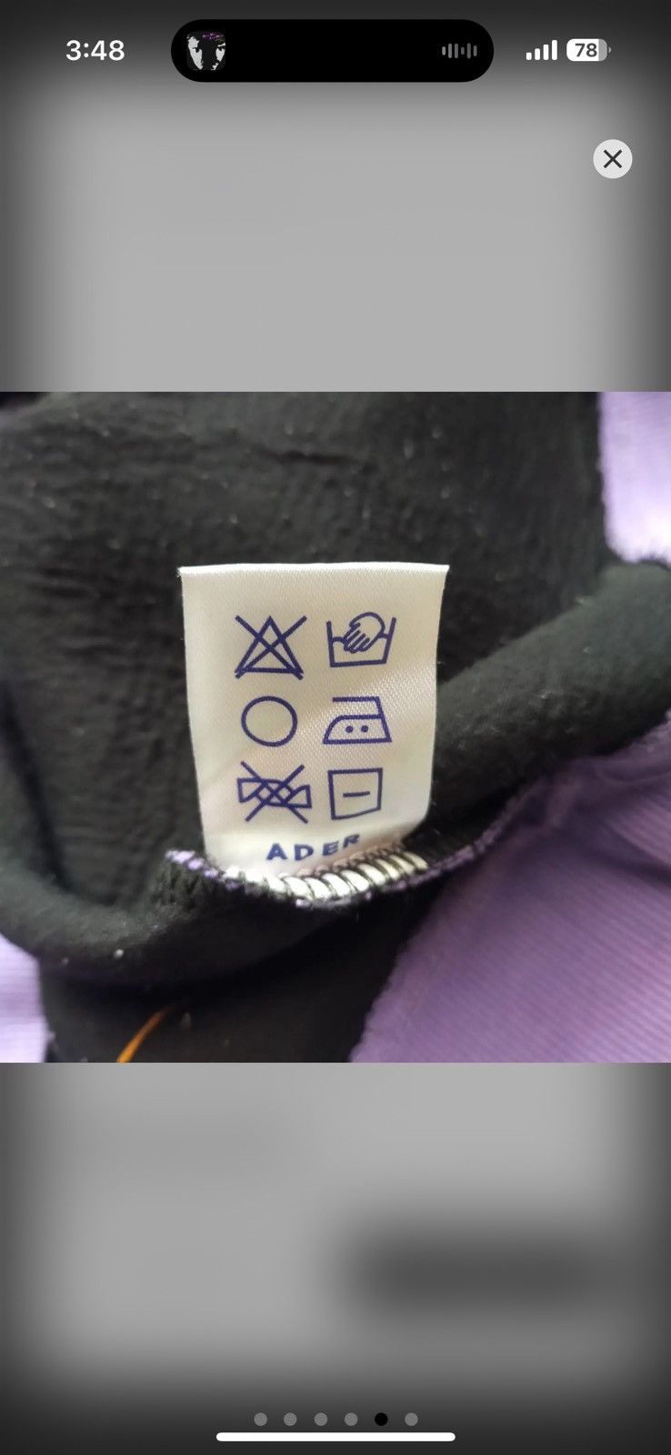 Ader error slice logo sweatshirt