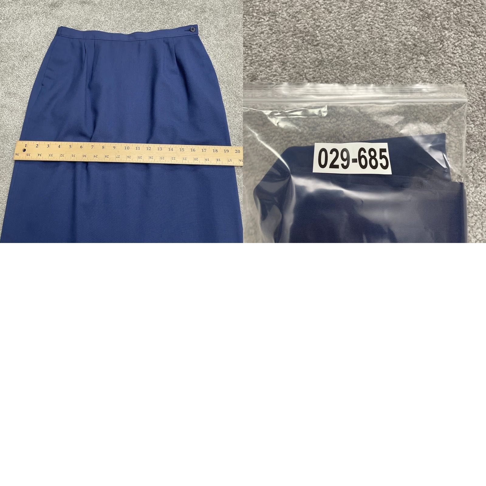 Pendleton Pendleton Wool Midi Pencil Skirt Womens 12 Blue Pockets Line Business Work Size 34" / US 12 / IT 48 - 9 Thumbnail