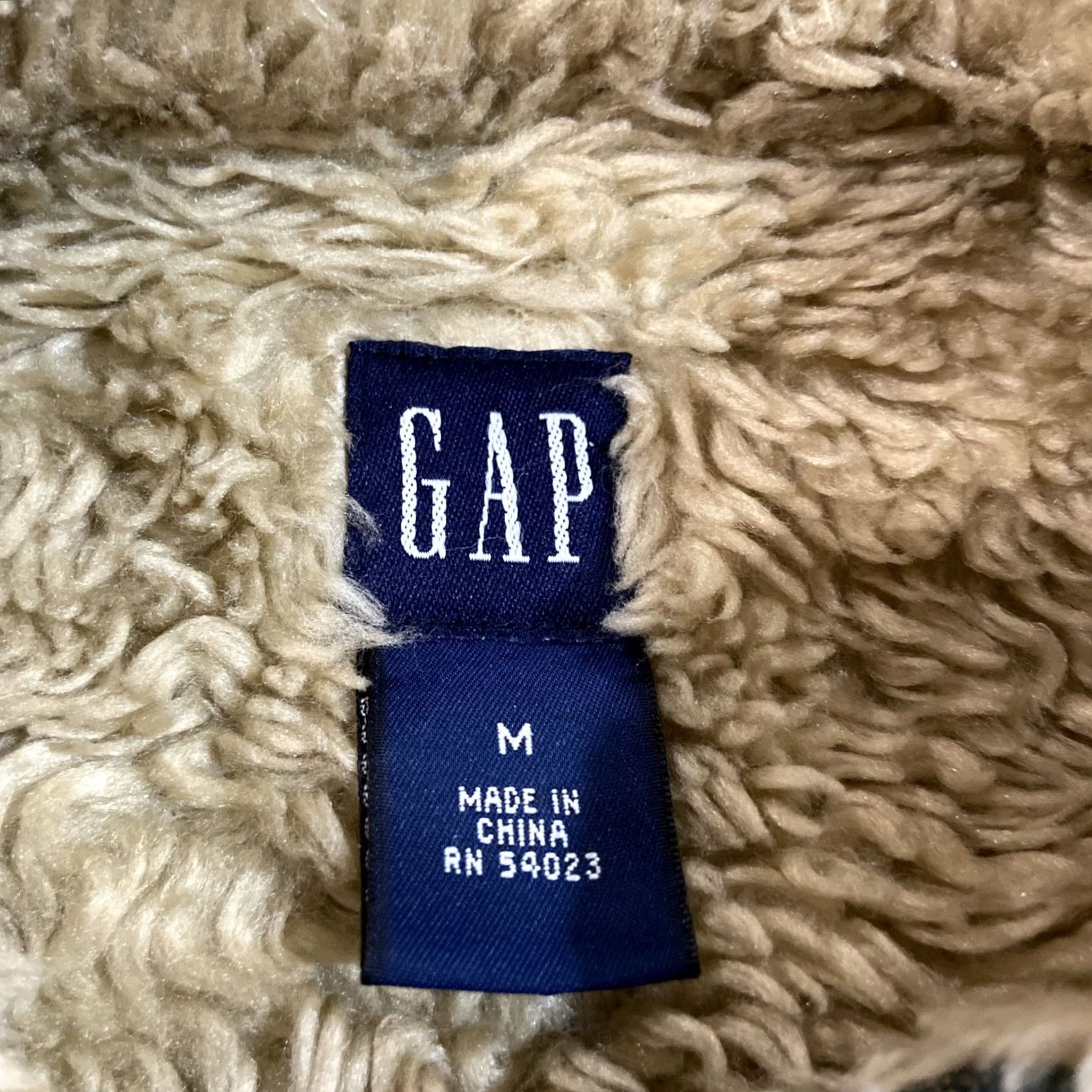 Gap VINTAGE GAP Denim Jacket Sherpa Lined Womens M Western Barn Trucker Blue Cozy Jacket/Cozy Blue? Size M / US 6-8 / IT 42-44 - 2 Thumbnail