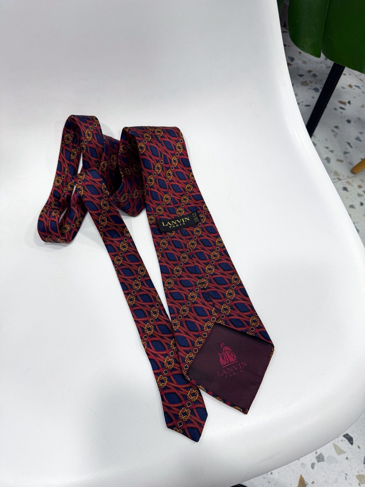 Lanvin Lanvin vintage silk tie Size ONE SIZE - 3 Thumbnail