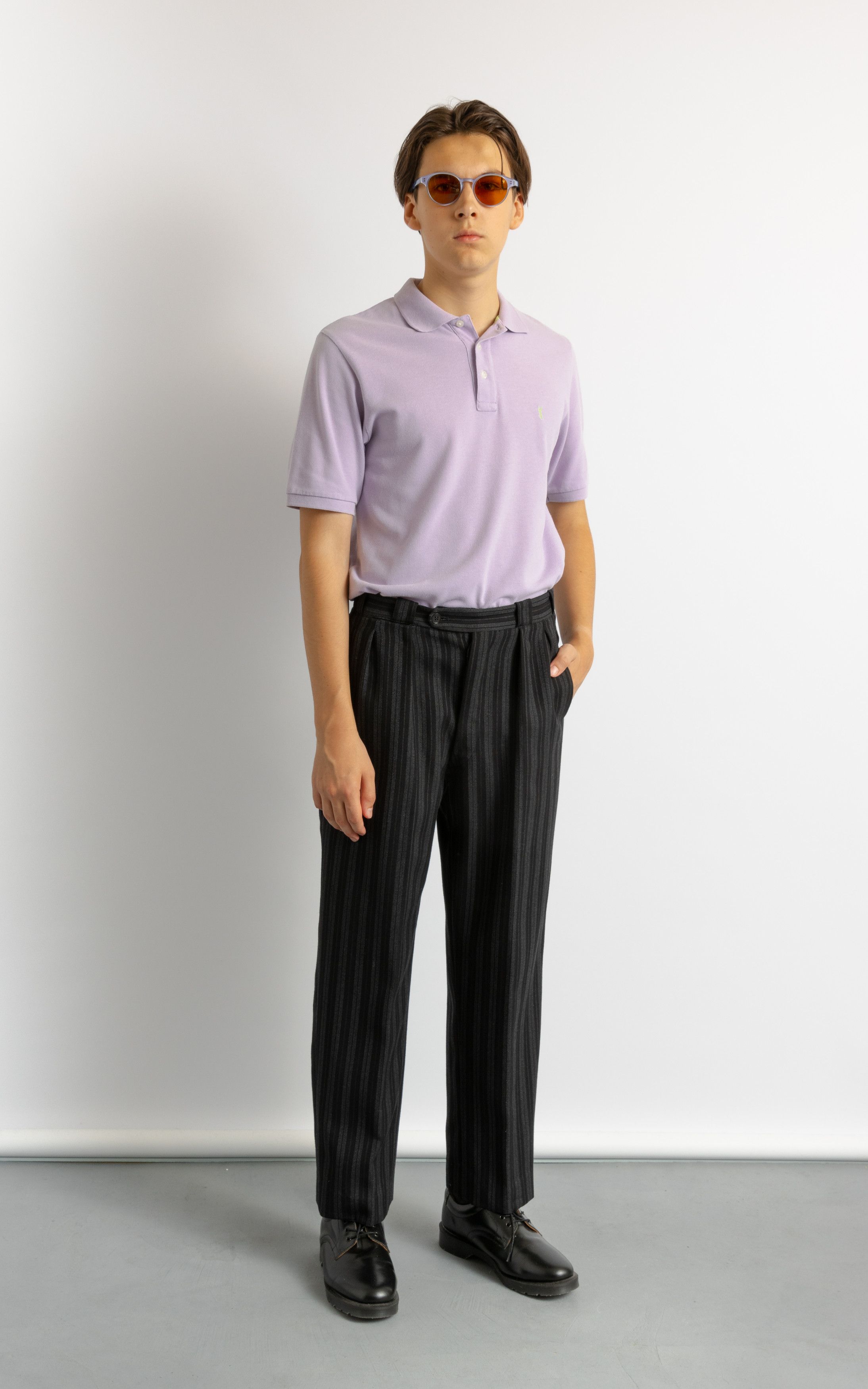 1940s Men's Vintage European Wool Pants 48 sz 8725