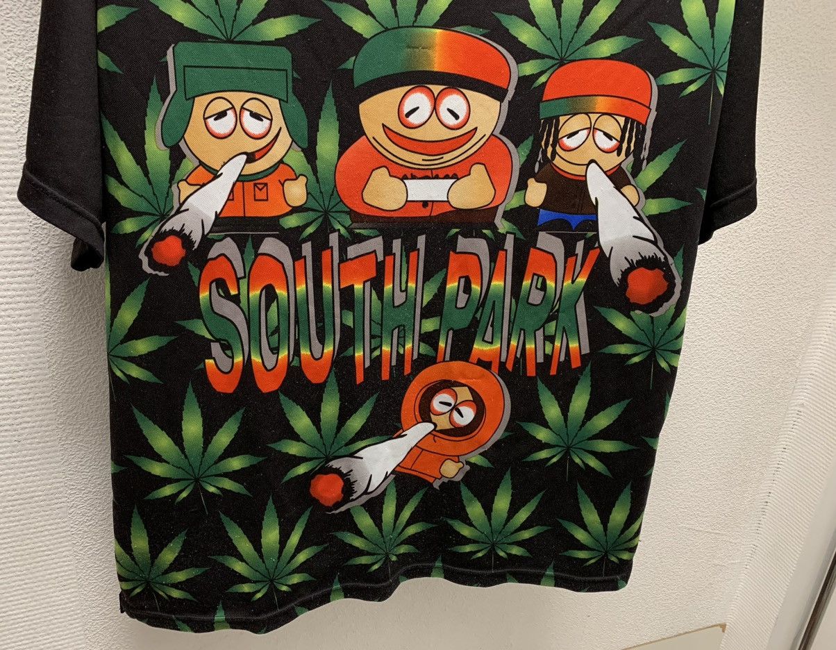 Band Tees South Park 2001 vintage t-shirt L sz hemp Rasta drug Size US L / EU 52-54 / 3 - 2 Thumbnail