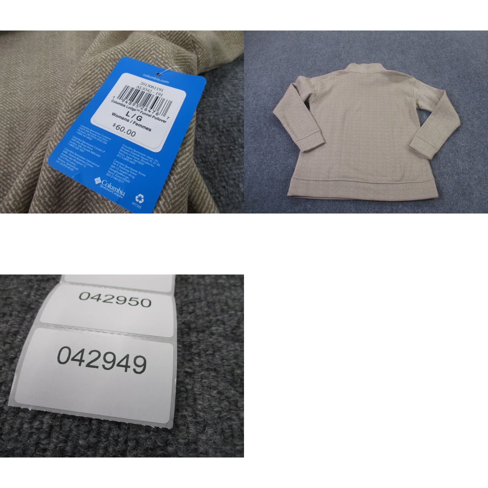 Vintage Columbia Jacket Womens L Beige Pullover Windbreaker Outdoor Thermal Pockets Size L / US 10 / IT 46 - 8 Thumbnail