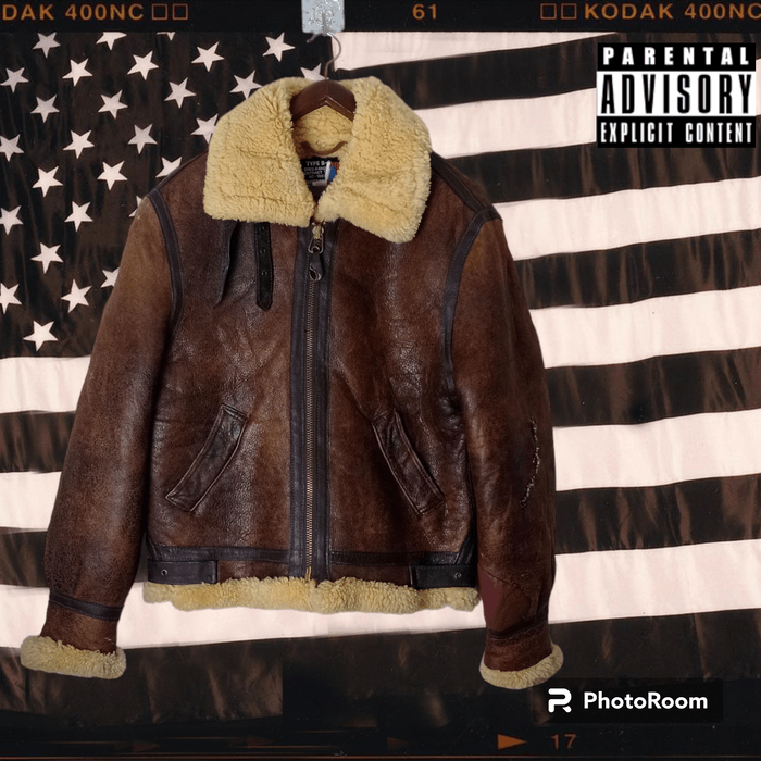 Schott Vintage Schott type B-3 sheepskin Leather jacket | Grailed