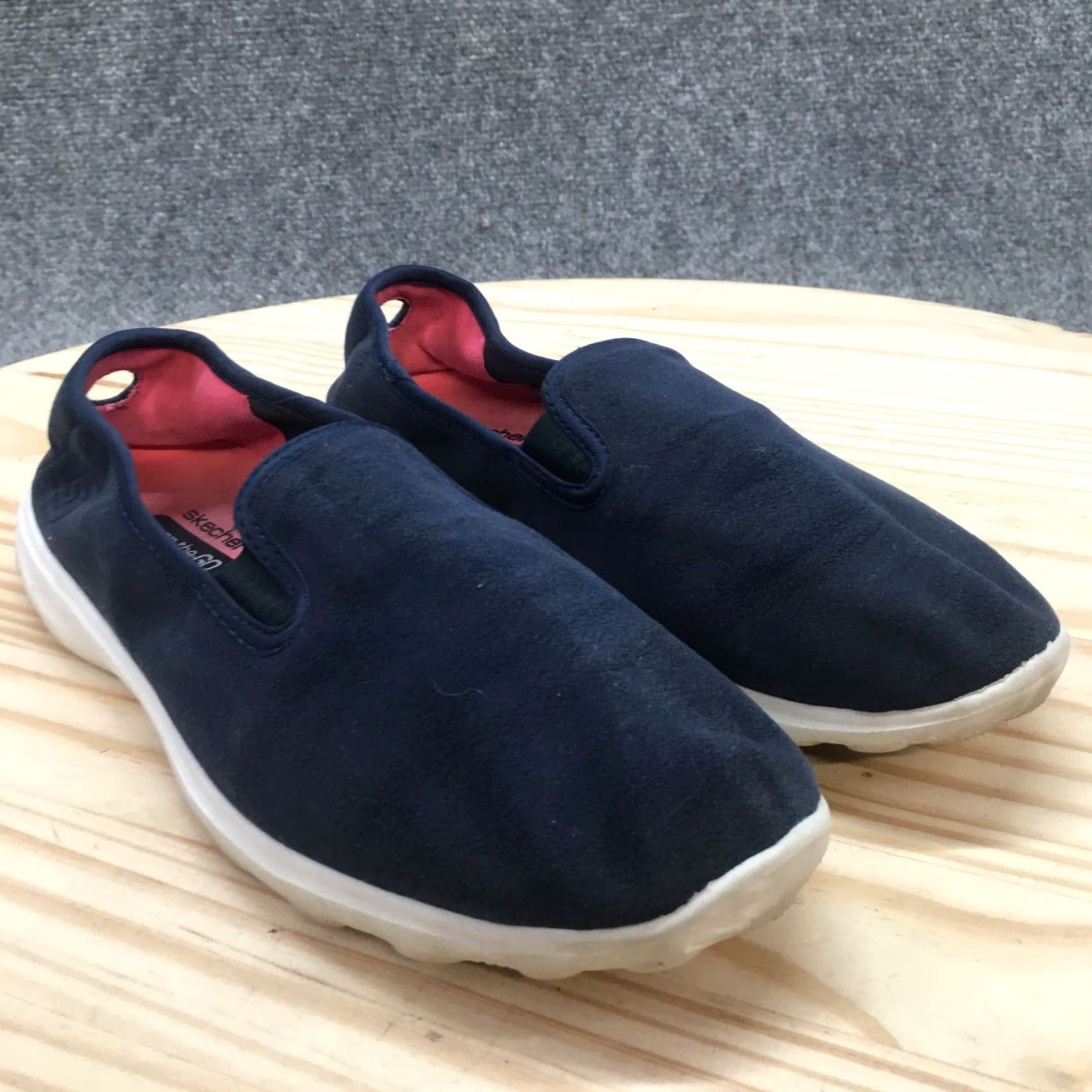 SKECHERS Skechers On The Go Loafer Womens 8 Blue Slip On Round Toe Casual Comfort Shoes Size US 8 / IT 38 - 6 Thumbnail