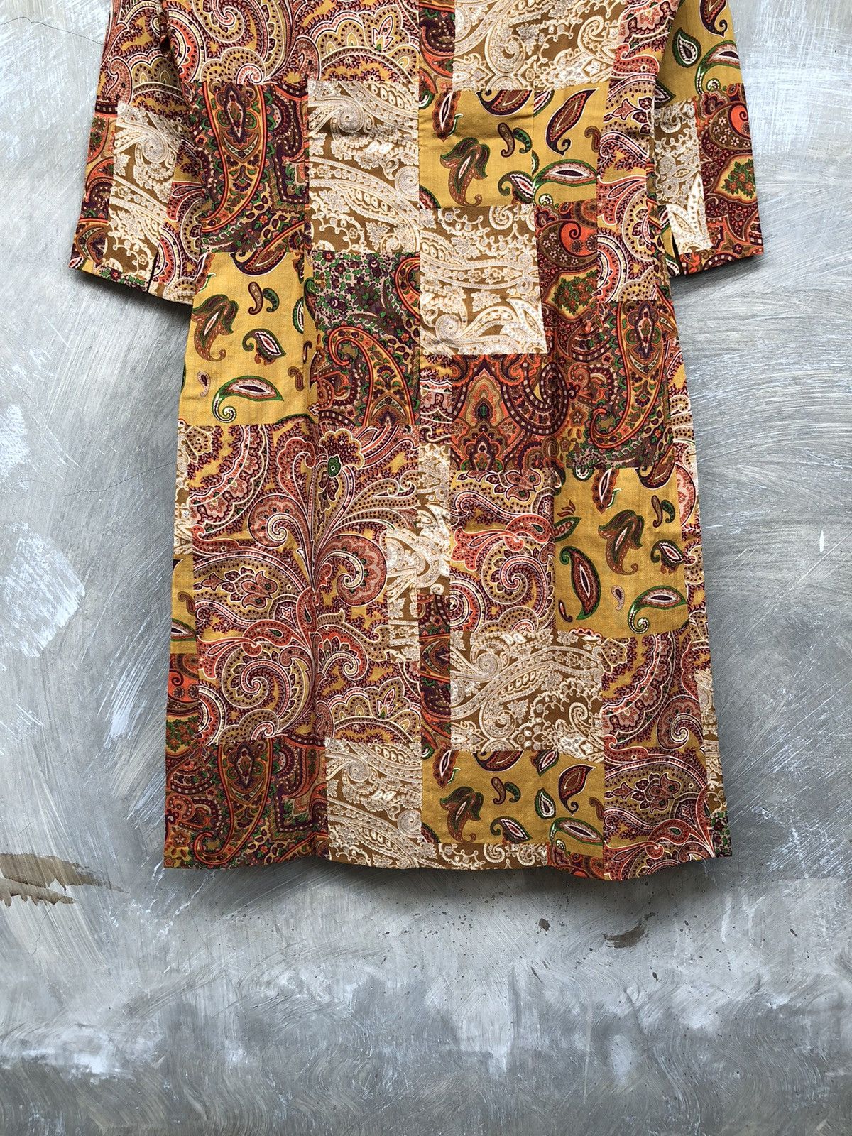 Scapa Sports Vintage Scapa Batik Pattern Women Midi Dress Size XS / US 0-2 / IT 36-38 - 8 Thumbnail