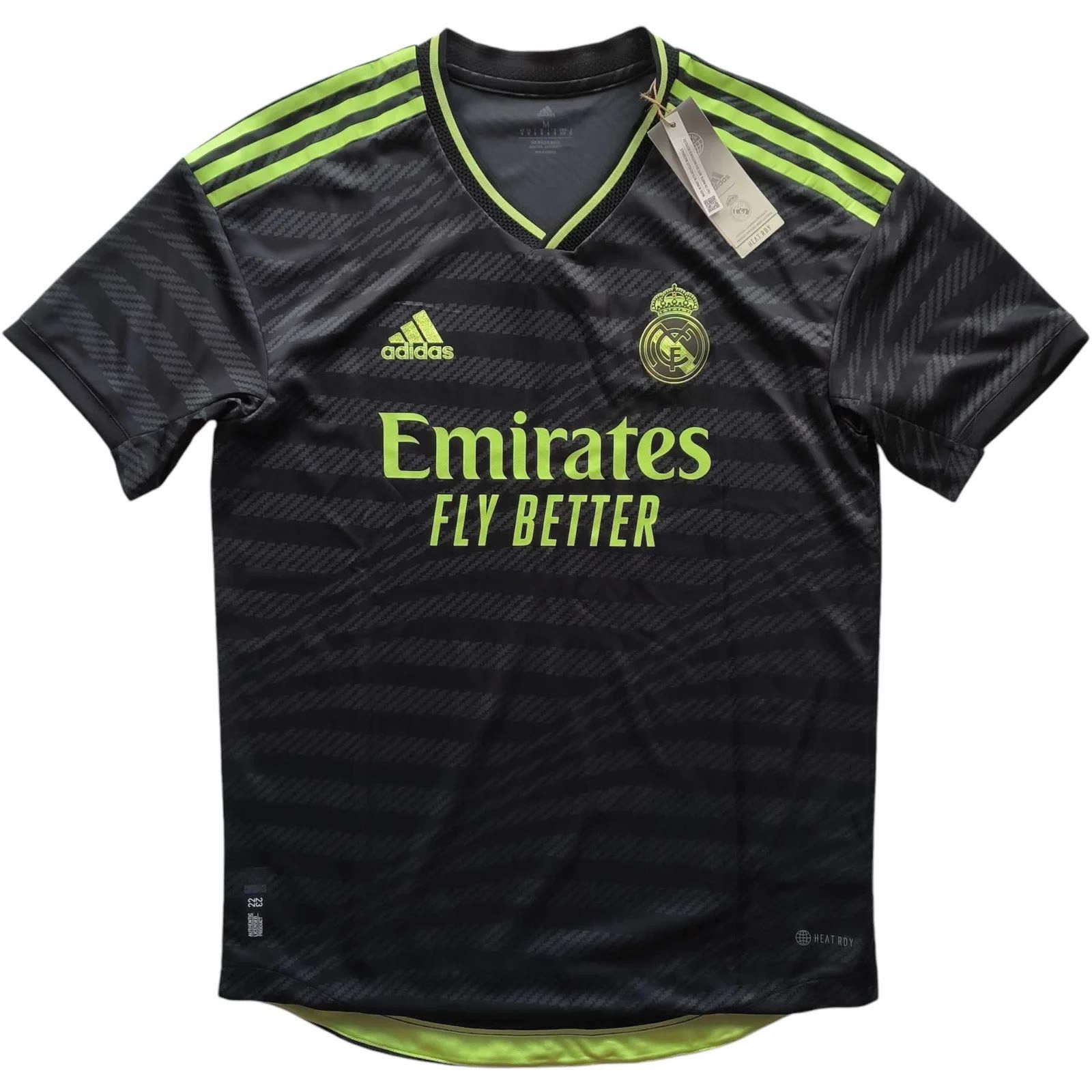 Adidas NEW Real Madrid 2022-23 third Player Issue football jersey M Size US M / EU 48-50 / 2 - 1 Thumbnail