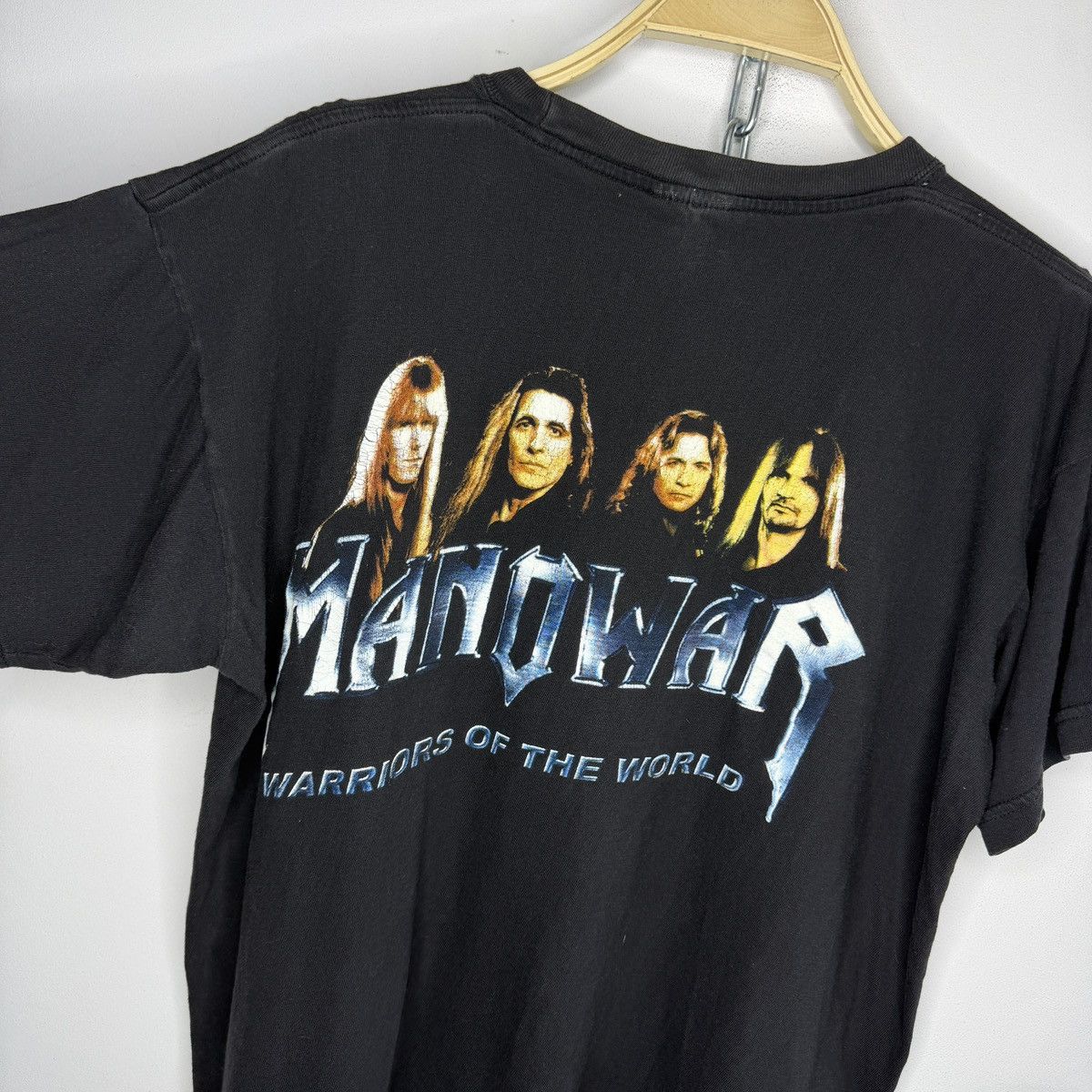 Band Tees RARE VINTAGE MANOWAR ROCK BAND THE DAWN OF BATTLE T SHIRT Size US M / EU 48-50 / 2 - 9 Thumbnail