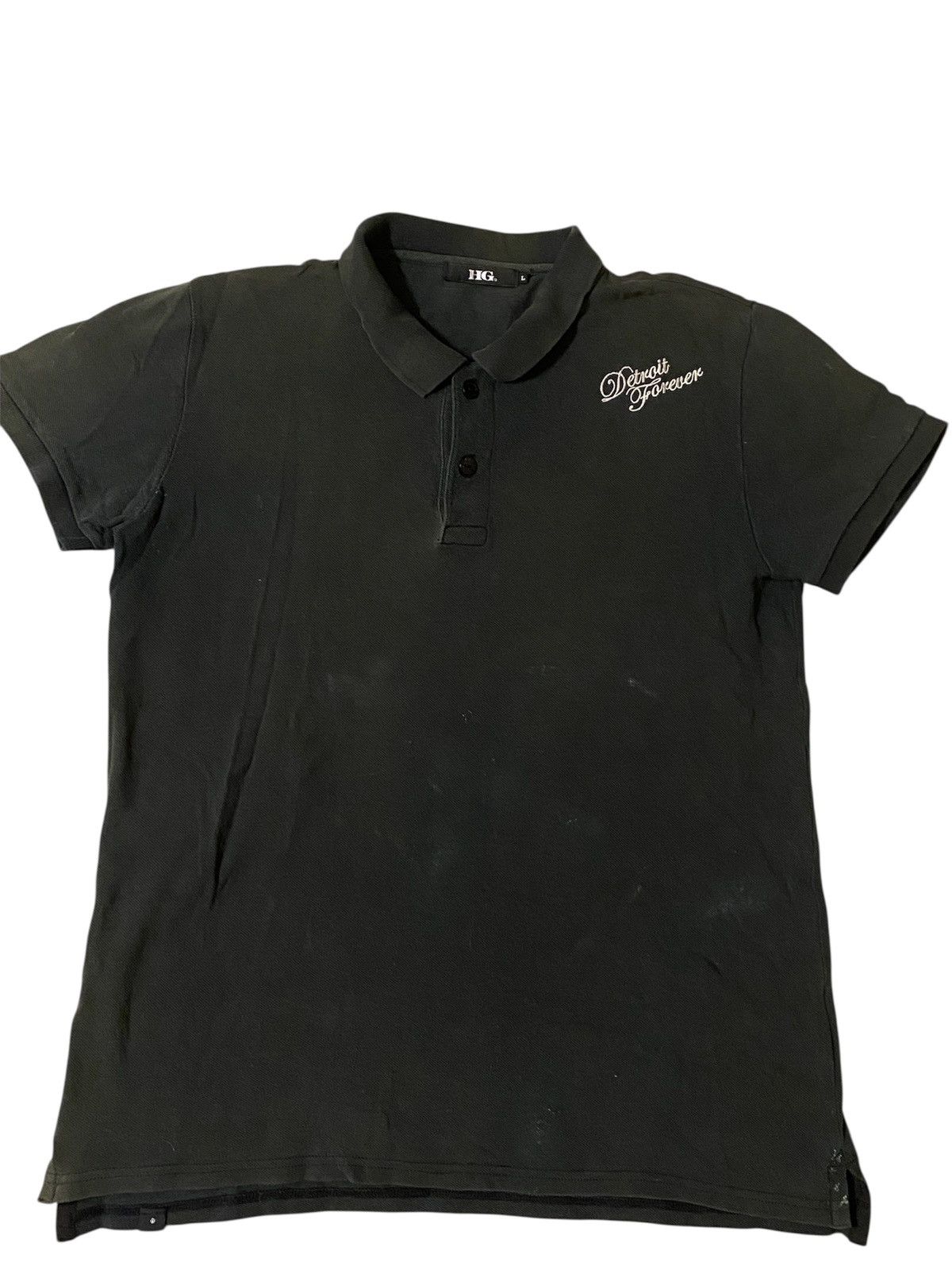 Hysteric Glamour Hysteric Glamour Trashed Polo Shirt Size US L / EU 52-54 / 3 - 3 Thumbnail