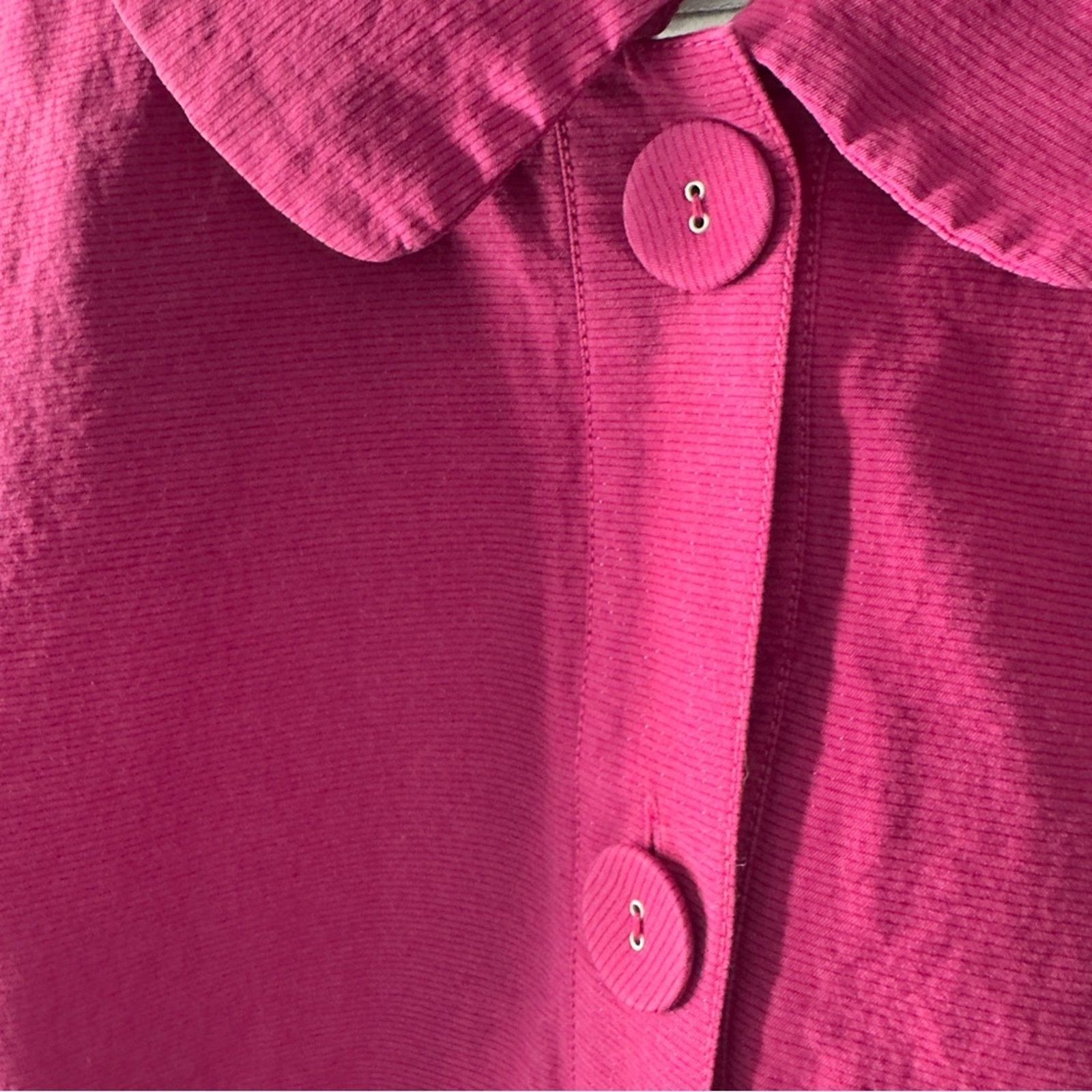 Chicos Chico’s 2000s Vintage Y2K Sparkly Vibrant Pink Button-Up EUC Size L / US 10 / IT 46 - 5 Thumbnail