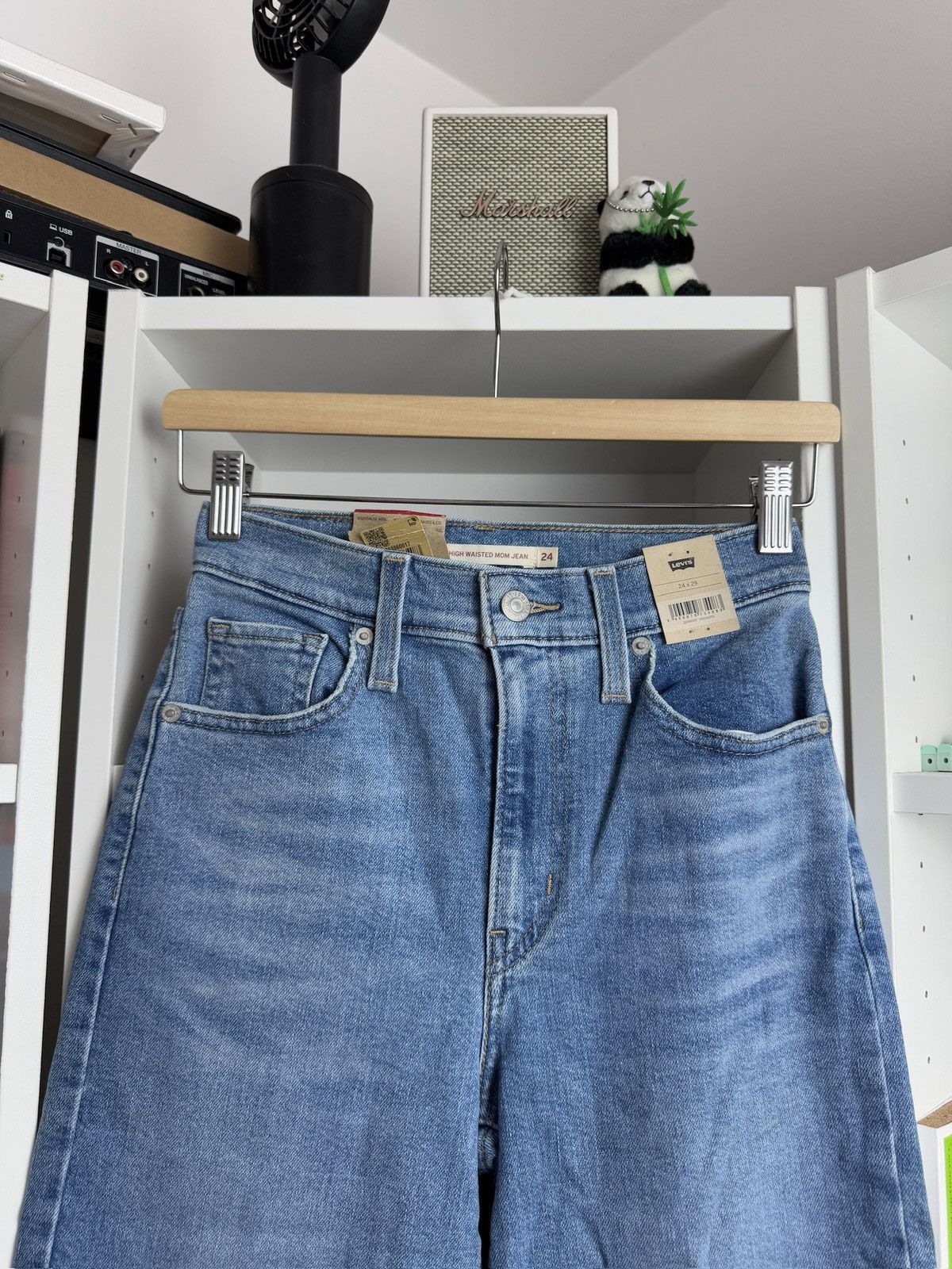 Designer × Levi's Levi’s high waist mom jeans denim pants 24 DSWT streetwear Size 24" / US 00 / IT 34 - 6 Thumbnail