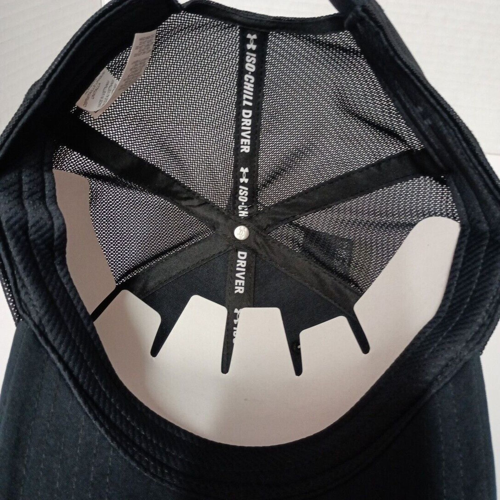 Under Armour Under Armour Mens Iso-Chill Driver Mesh Adjustable Cap Black Size ONE SIZE - 5 Thumbnail