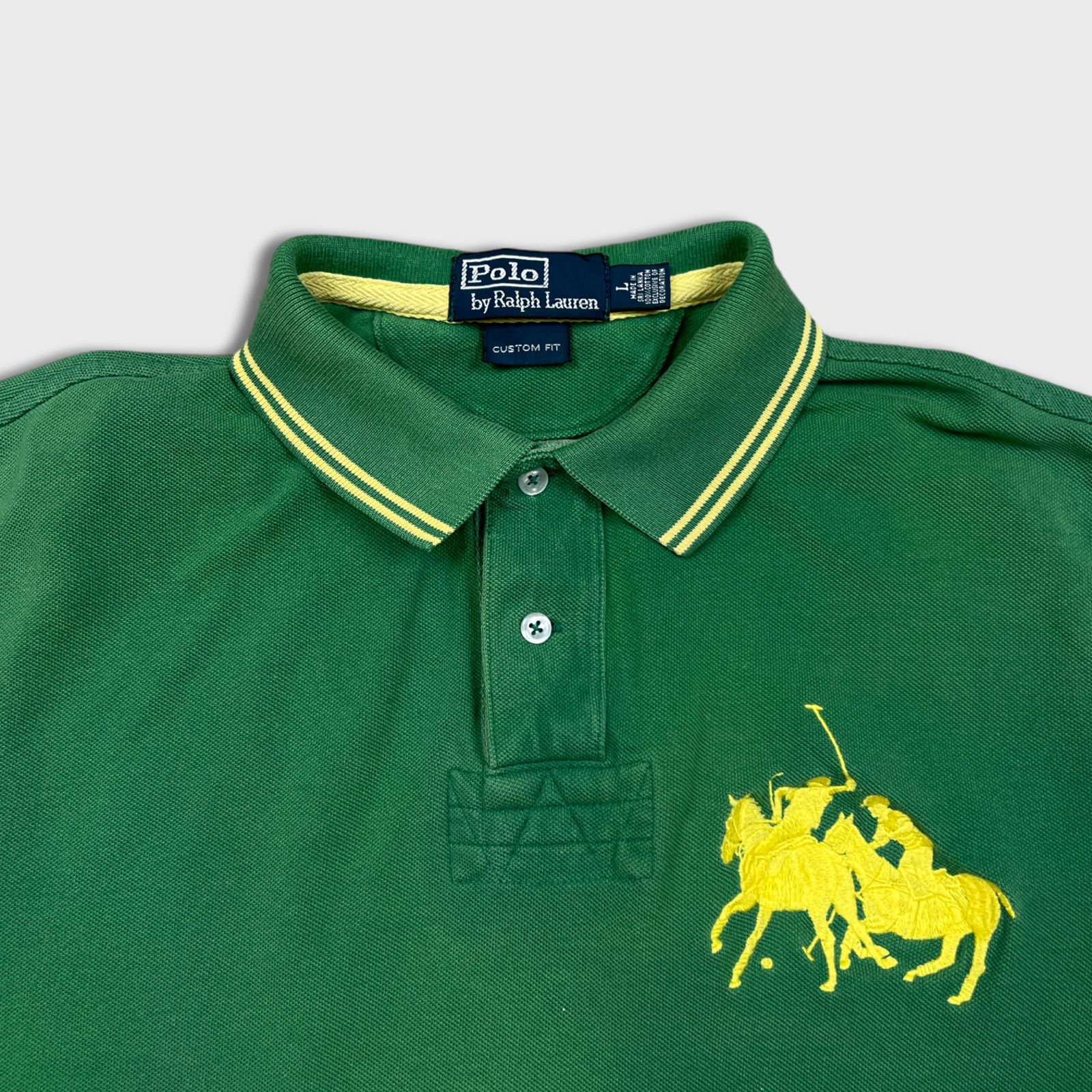 Polo Ralph Lauren × Vintage Vintage 90s Polo Ralph Lauren Shirt Stampede Pony Preppy Size US L / EU 52-54 / 3 - 2 Thumbnail