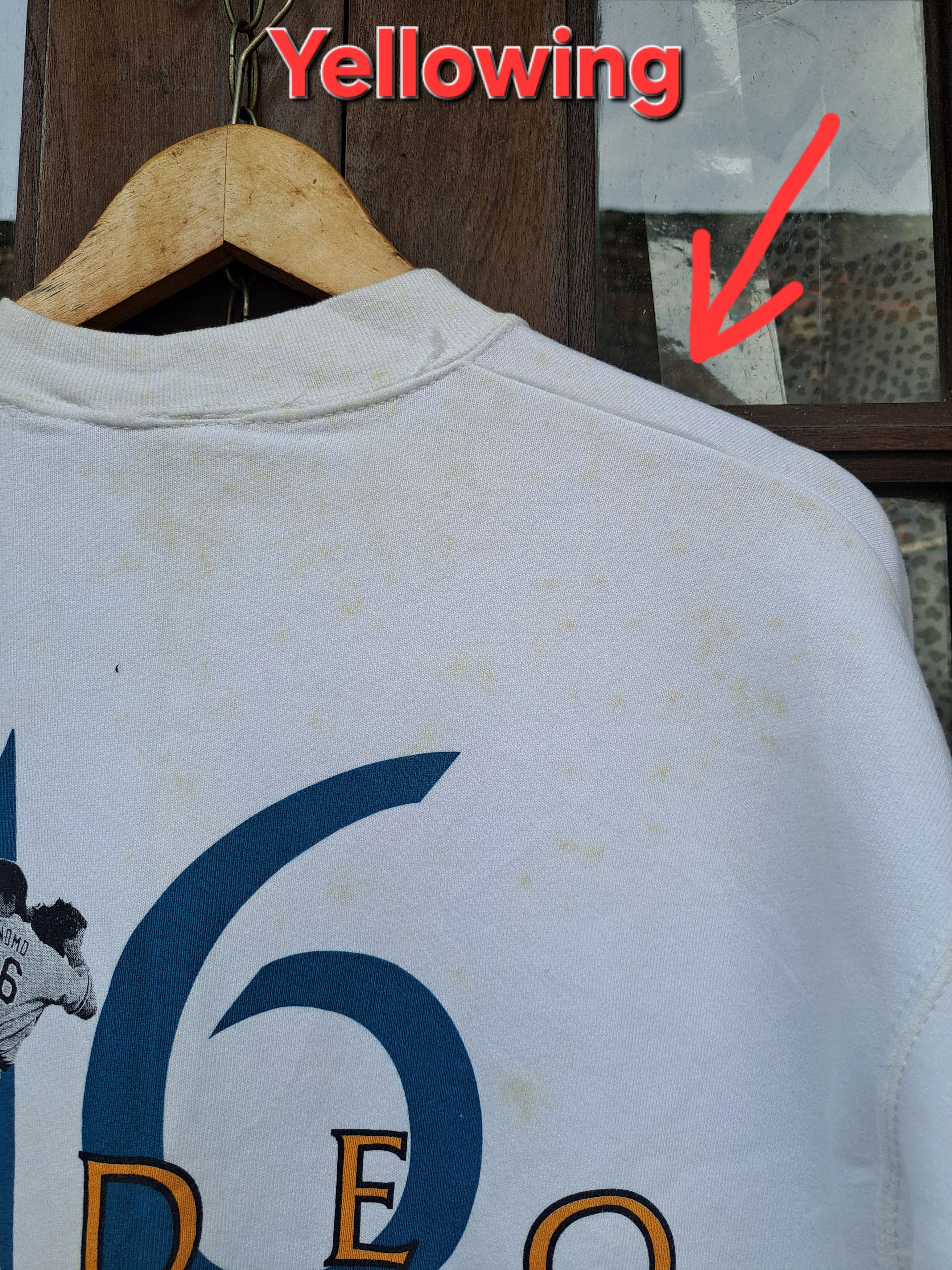 MLB × Vintage NOS 1995 Vintage LA Dodgers Hideo Nomo Sweatshirt Mens Large Size US L / EU 52-54 / 3 - 10 Thumbnail