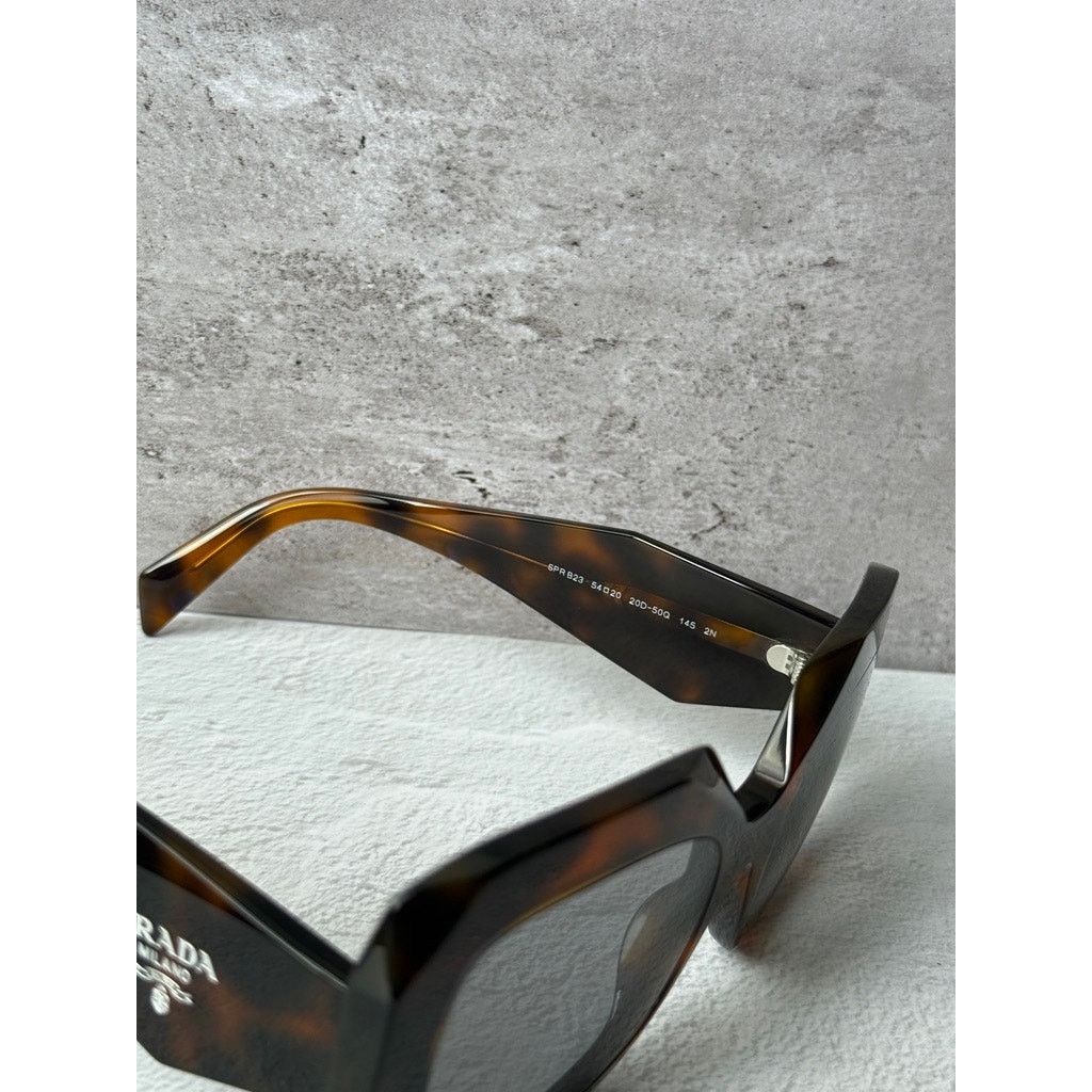 Prada NEW Prada PR B23S Sunglasses in Havana Brown $489 Size ONE SIZE - 6 Thumbnail