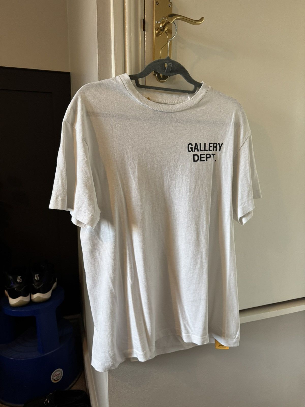 Galley dept. White t shirt size medium