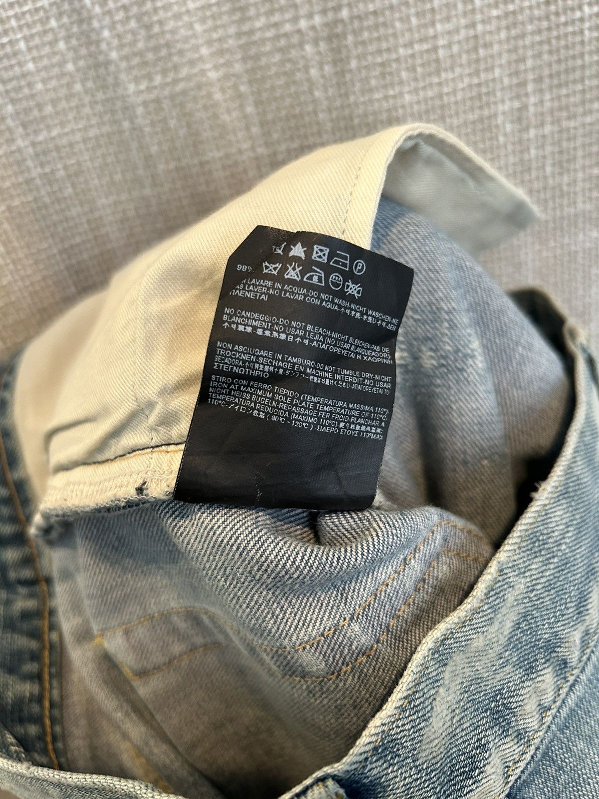 Saint Laurent Paris Saint Laurent Paris Hedi Slimane 2014 Crash Stonewashed Size US 31 - 6 Thumbnail