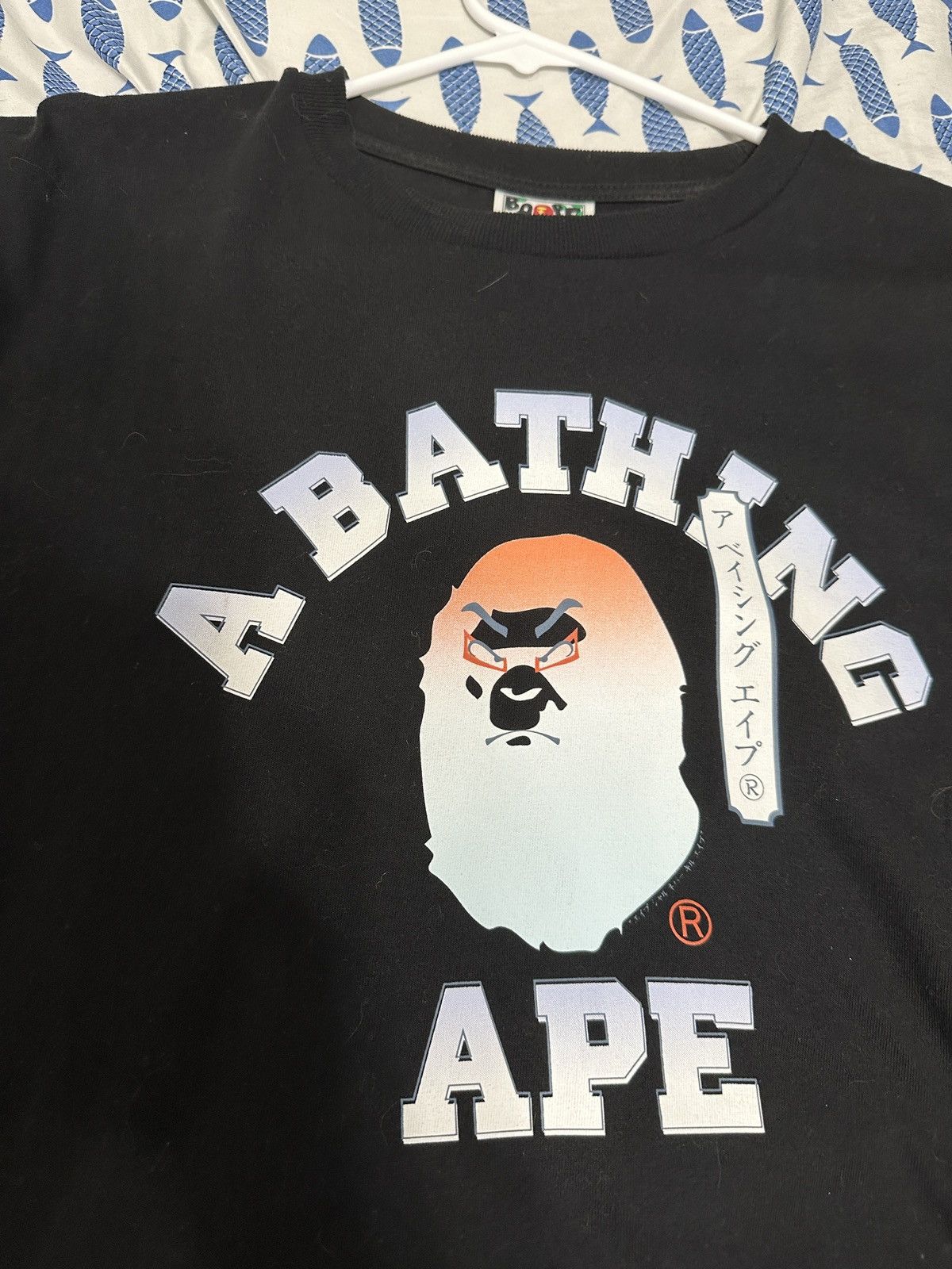 Bape Black Bape Long Sleeve T Shirt Size US M / EU 48-50 / 2 - 2 Thumbnail