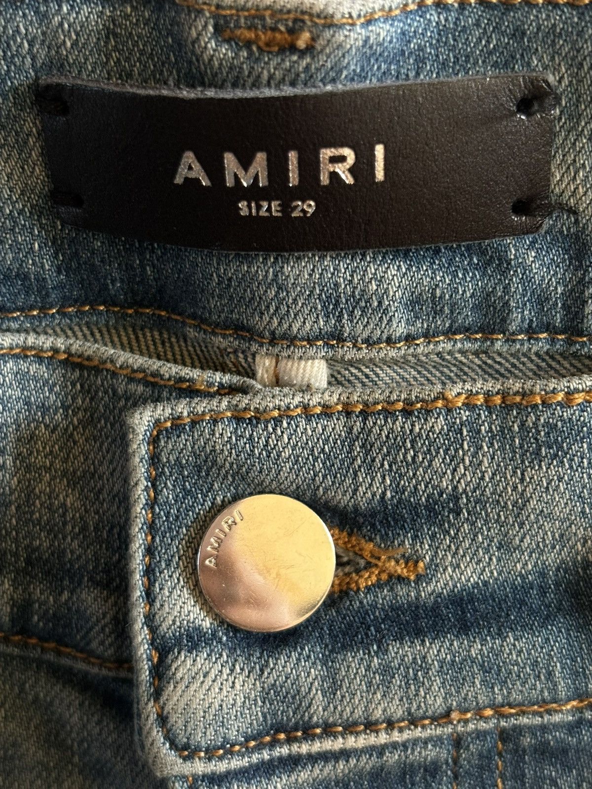 Amiri Amiri Embroidered Denim Size US 29 - 14 Thumbnail