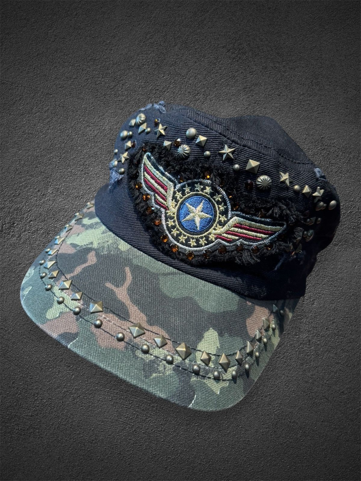 If Six Was Nine Commando Hats Studded Army Egoist Ifsix Lgb Styled Size ONE SIZE - 1 Thumbnail