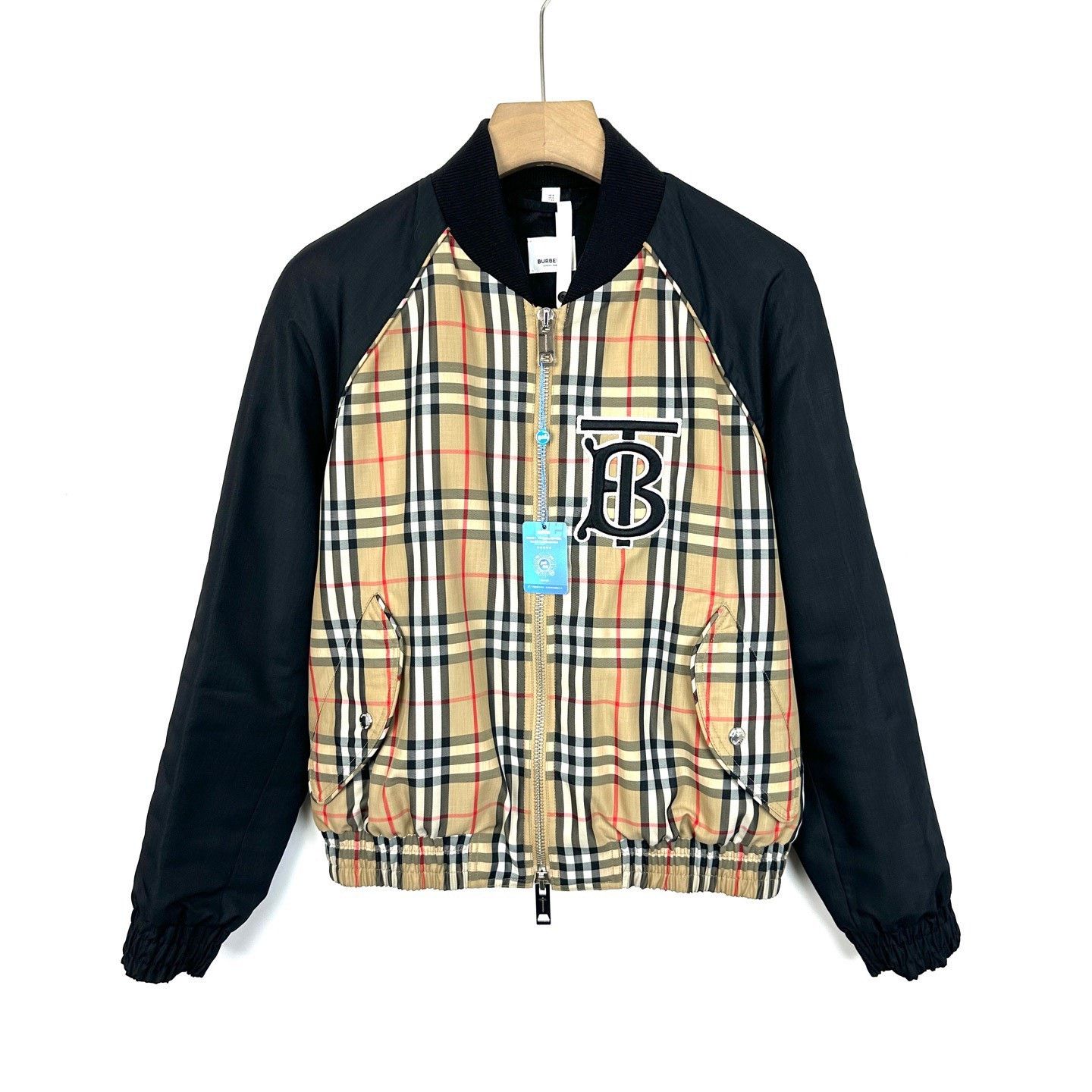 Burberry Burberry TB Logo Check Patchwork Jacket Size XS / US 0-2 / IT 36-38 - 1 Thumbnail