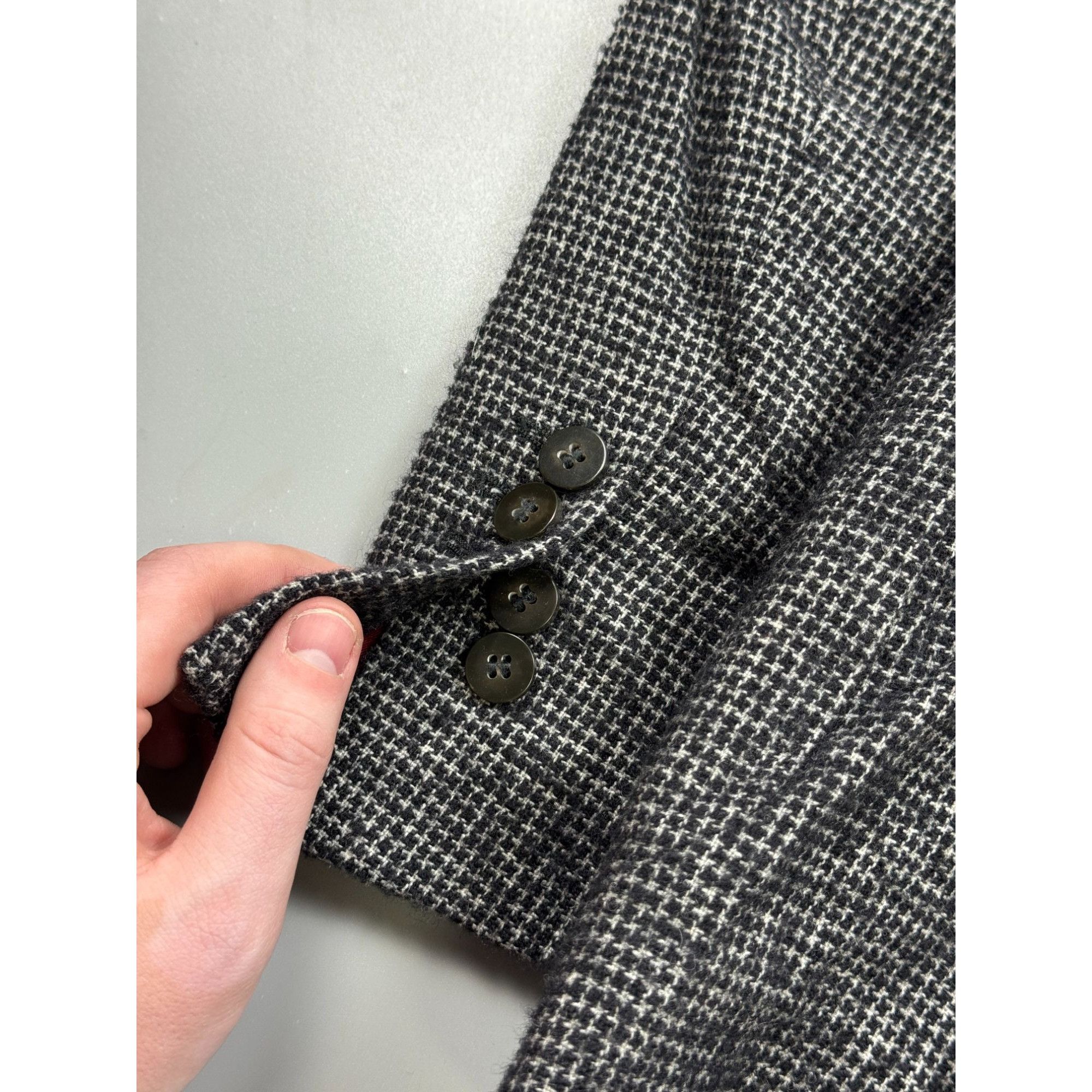 Other Maestrami Double Breasted Wool Blend Tweed Blazer (Y1258) Size 38R - 10 Thumbnail
