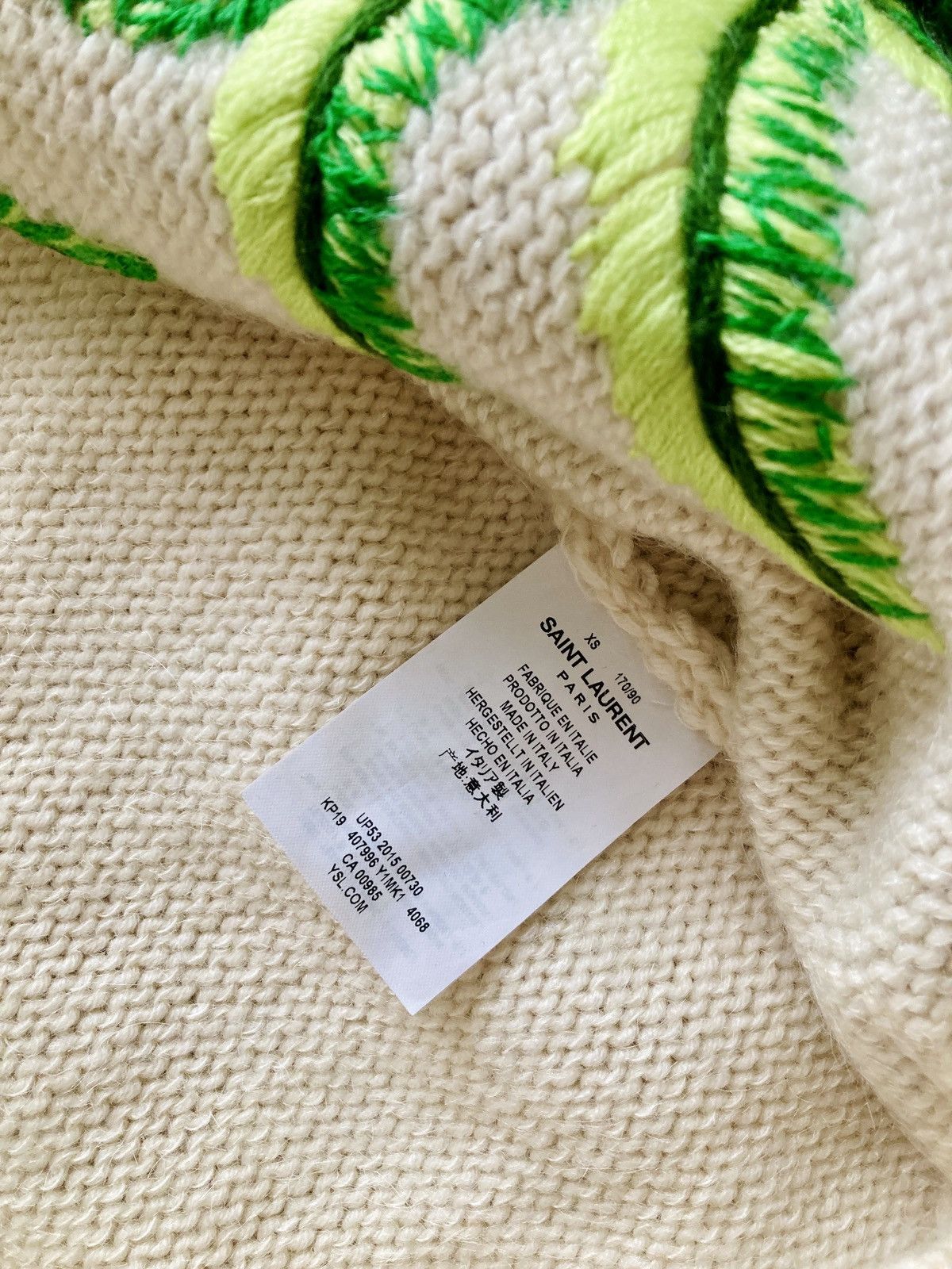 Saint Laurent Paris SAINT LAURENT PARIS BY HEDI SLIMANE 16SS Floral Cardigan Size US XS / EU 42 / 0 - 10 Thumbnail