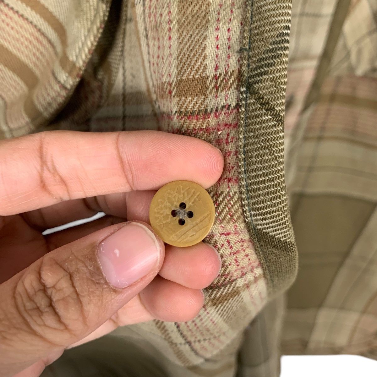Timberland Vintage 90's TIMBERLAND Checked Flannel Jacket #2588-C117 Size US M / EU 48-50 / 2 - 14 Thumbnail