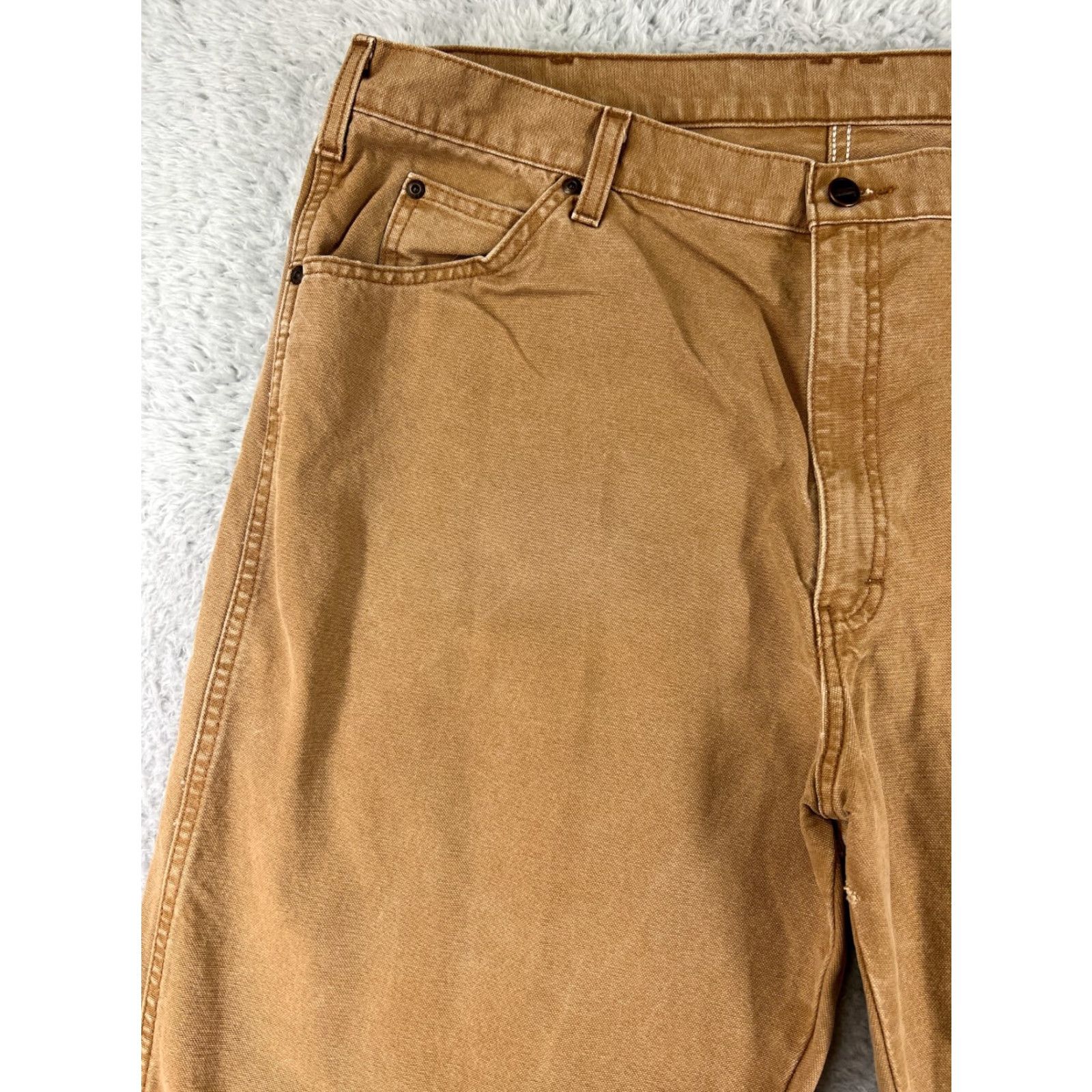 Dickies Dickies Pants Mens 40 Beige Durable Duck Fabric 100% Cotton Workwear Dickies 874 Chino Straight 5-Pocket 32 Inseam Mens Beige Pants Size US 40 / EU 56 - 6 Thumbnail