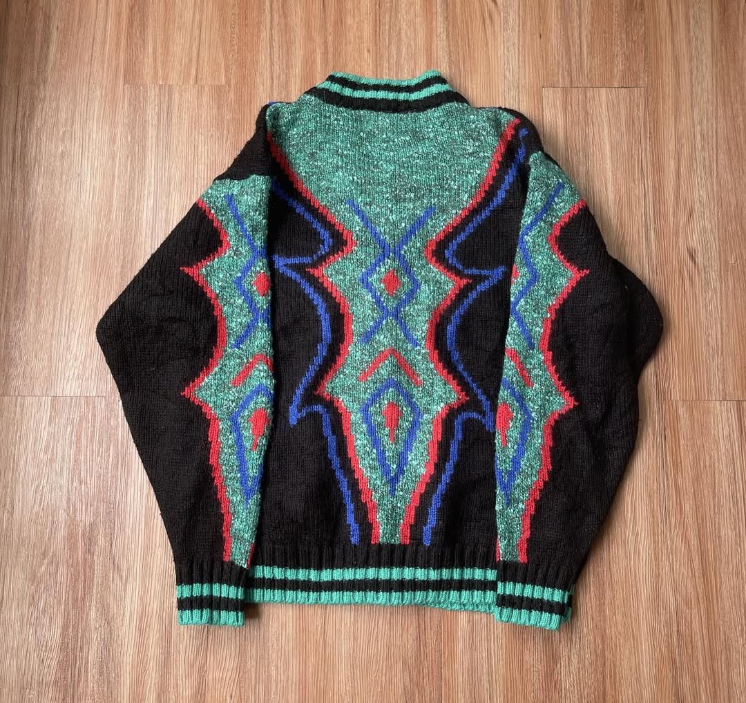 Vintage Vintage 90s Grandpa Cardigan Size US L / EU 52-54 / 3 - 4 Thumbnail