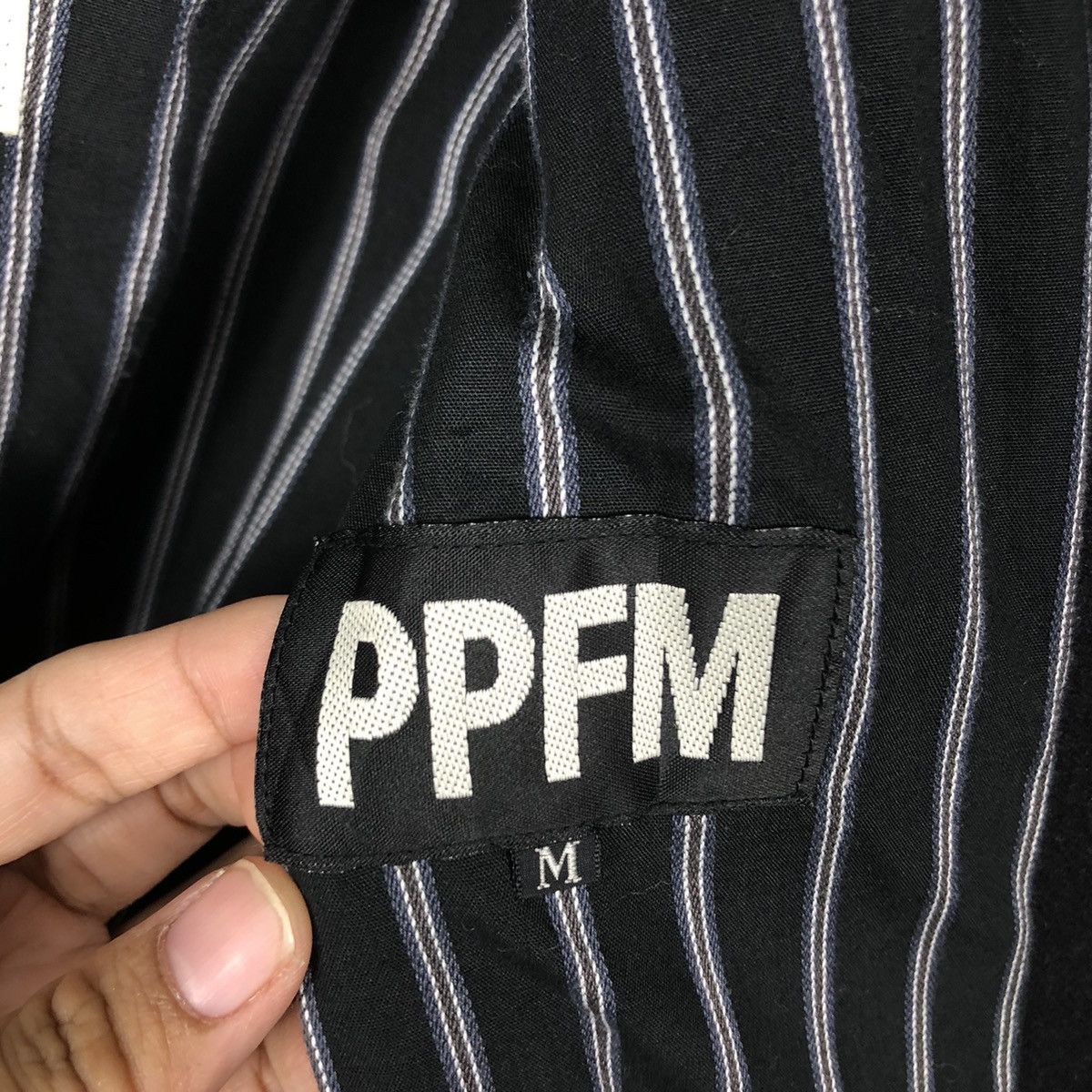 If Six Was Nine 🔥Cropped Biker Jacket Wool PPFM Japan Mink Fur Hoodie Size US M / EU 48-50 / 2 - 18 Thumbnail
