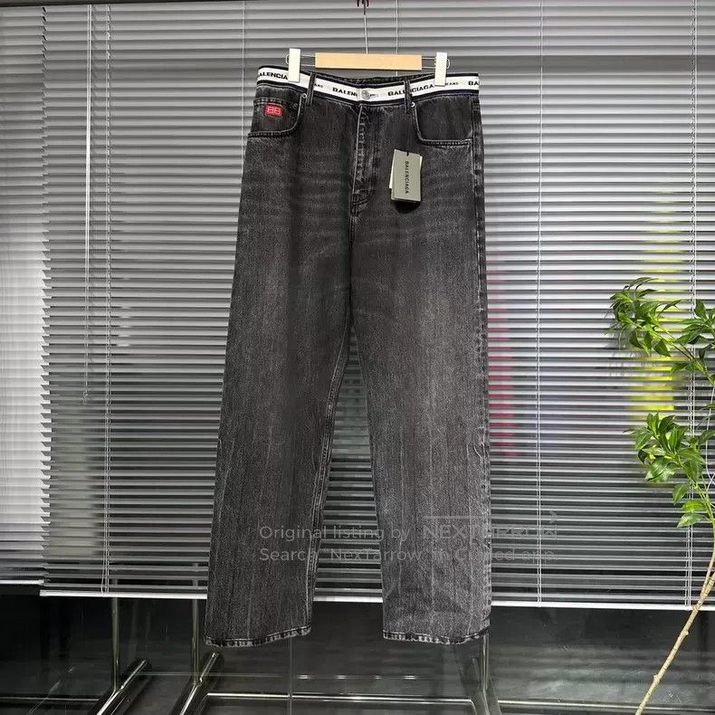 Balenciaga Balenciaga size S Denim pants, original model, heavy wash Size US 27 - 1 Thumbnail