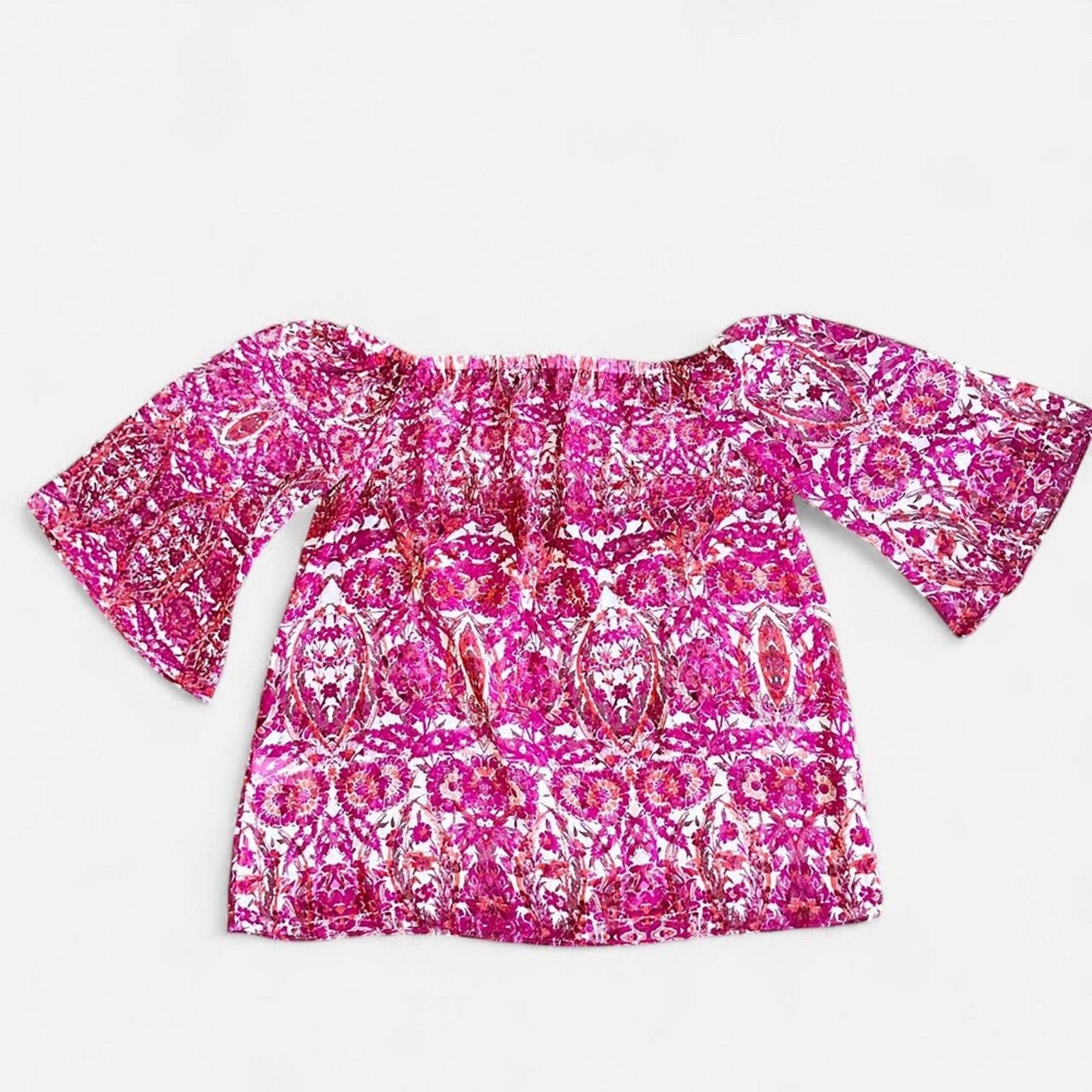 Show Me Your MuMu Show me your mumu wallie tunic paisley sheer off shoulder Size XS / US 0-2 / IT 36-38 - 4 Thumbnail