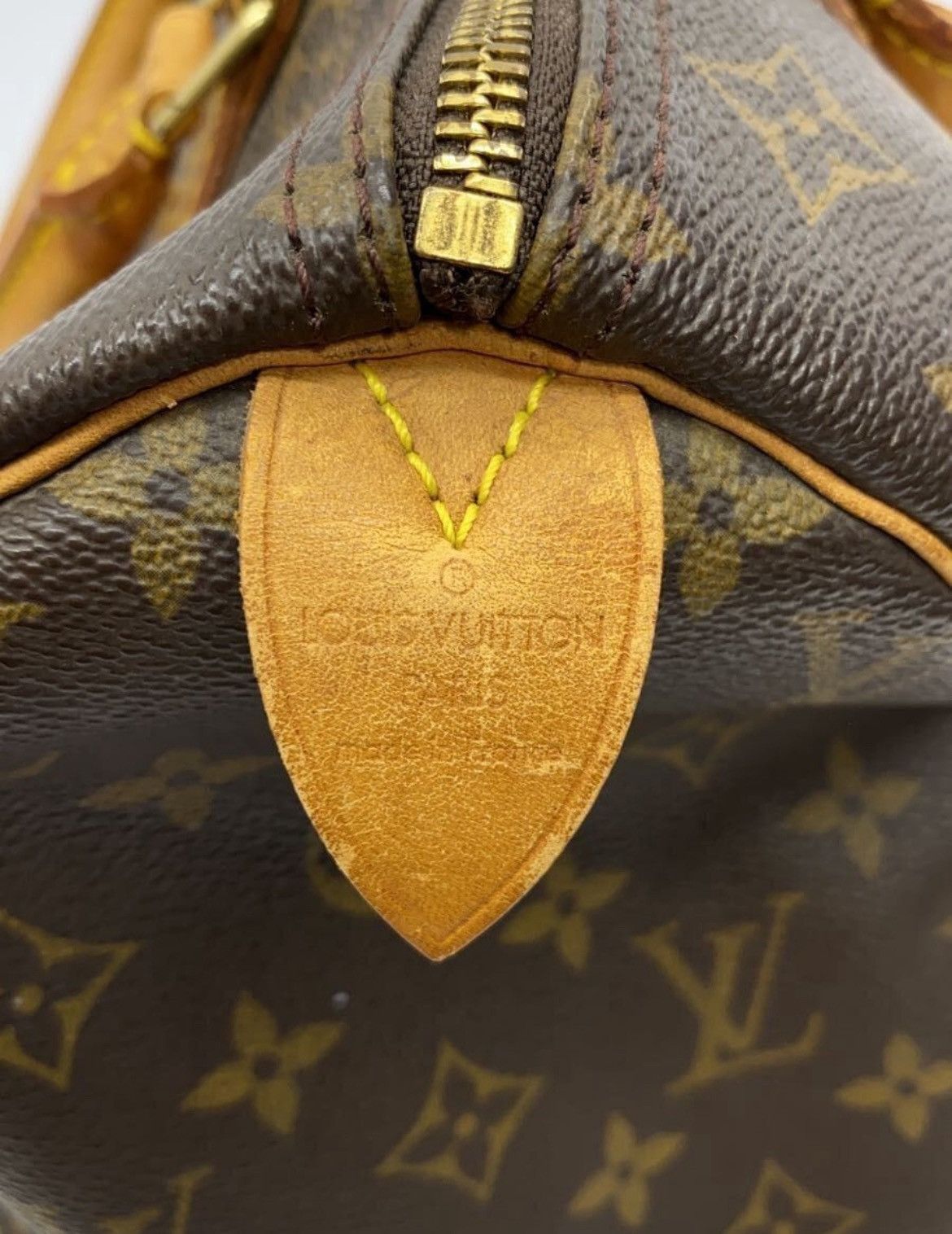 Louis Vuitton Vintage Louis Vuitton Speedy 30 leather Bag Size ONE SIZE - 5 Thumbnail
