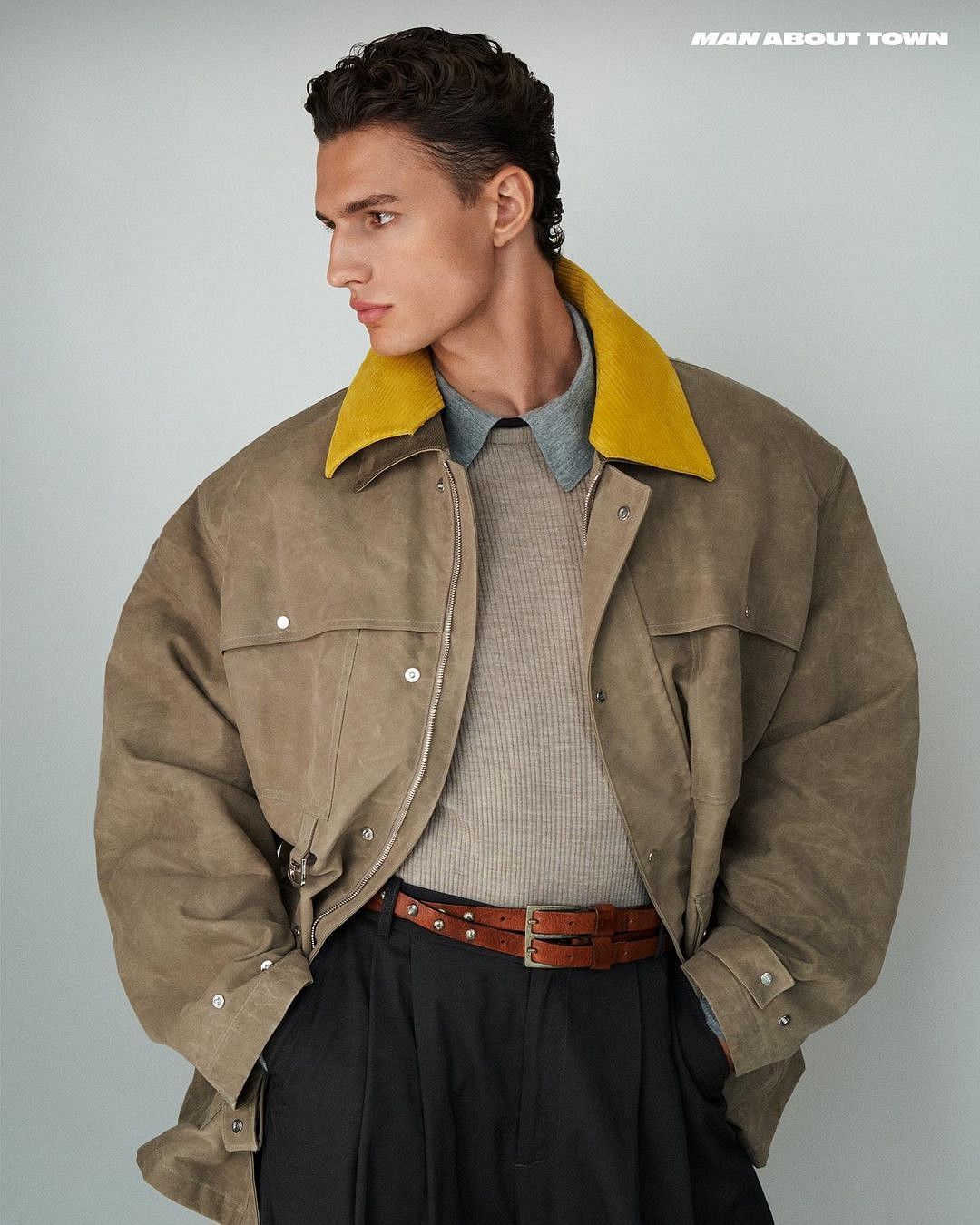 Fendi RARE Fendi FW24 Runway "Oiled" Field Jacket Size US M / EU 48-50 / 2 - 4 Thumbnail
